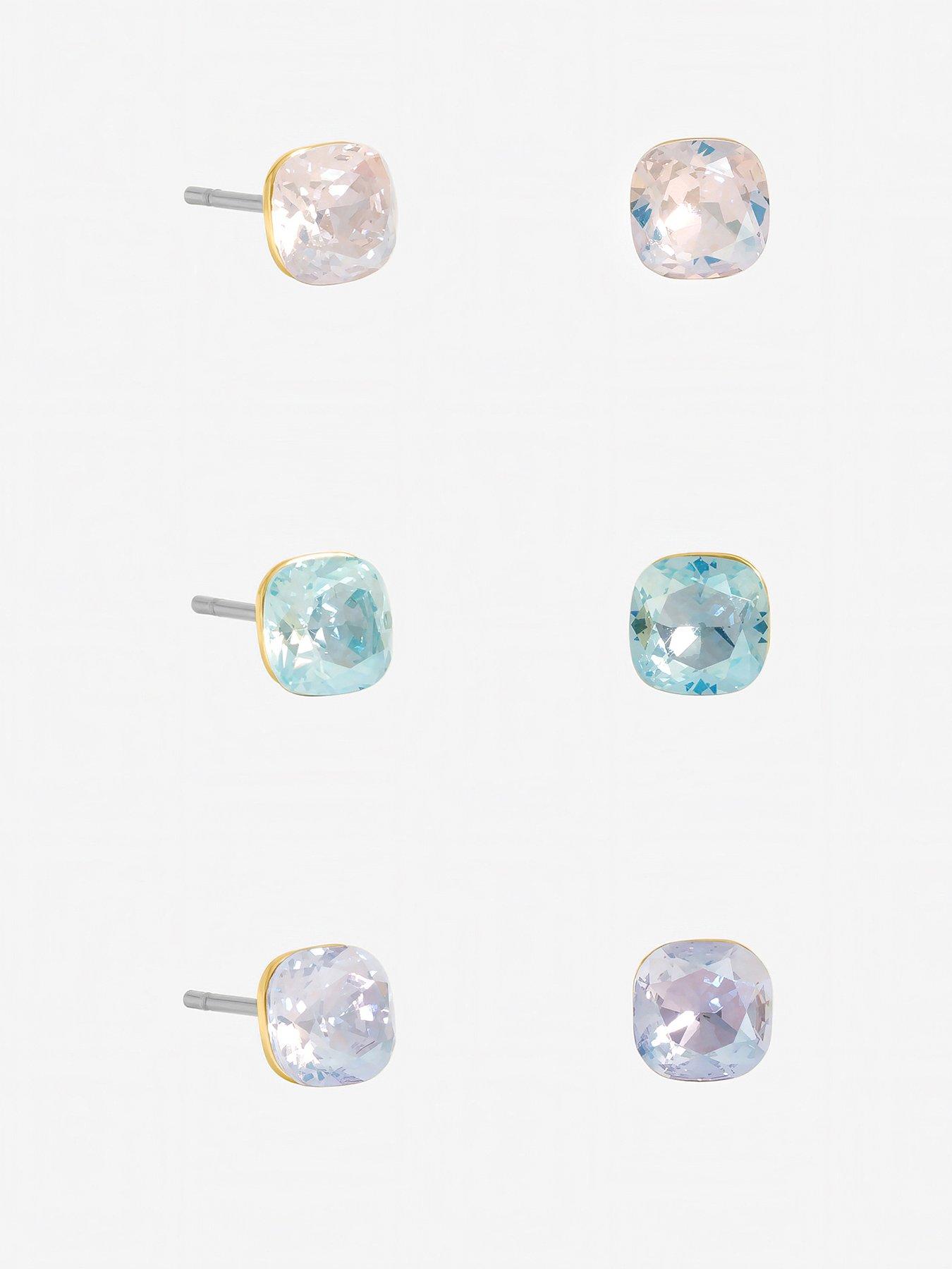 Image 1 of 1 of Jon Richard Pastel Earrings - Multipack