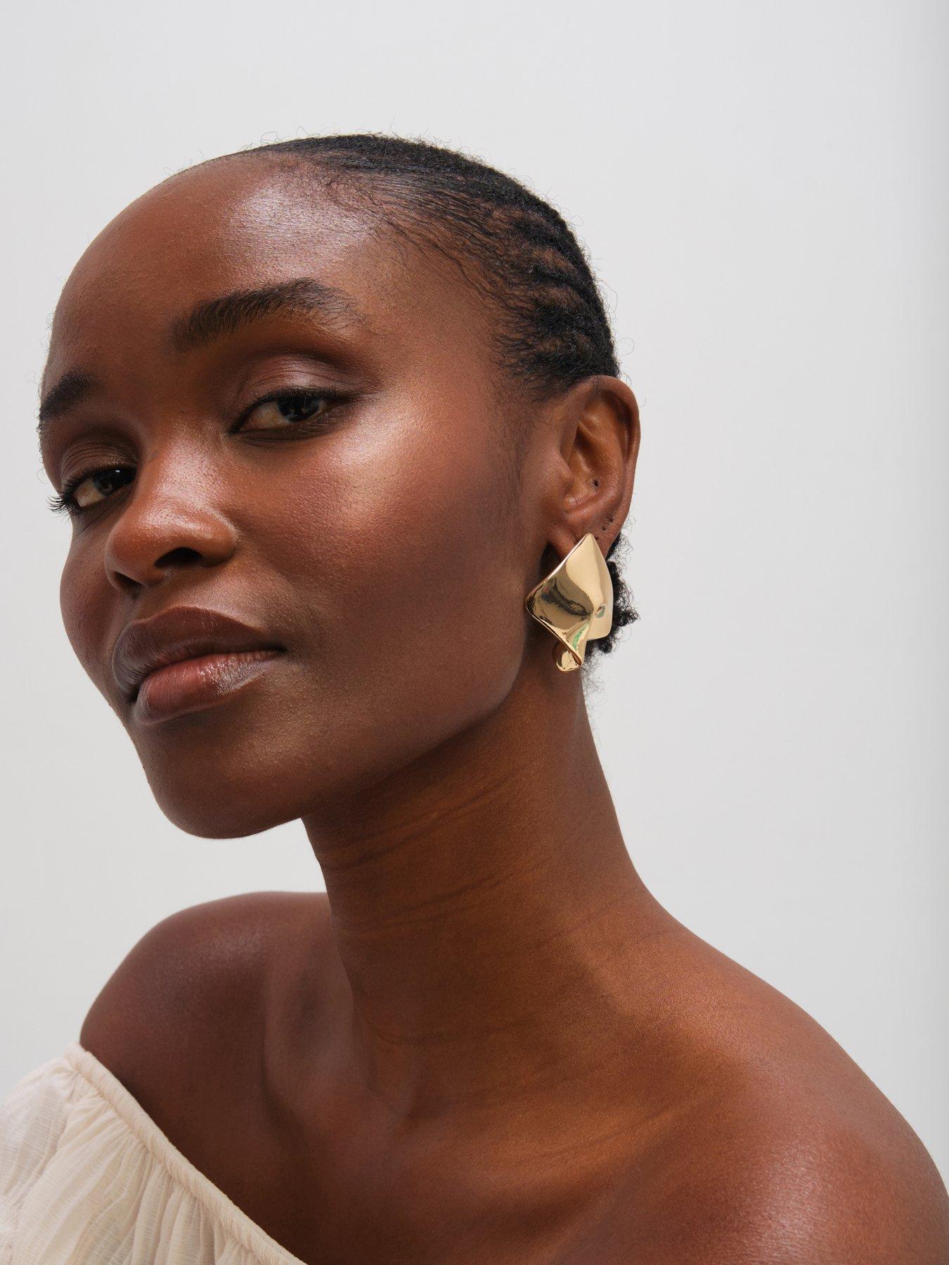  image of mood-gold-plated-liquid-earrings