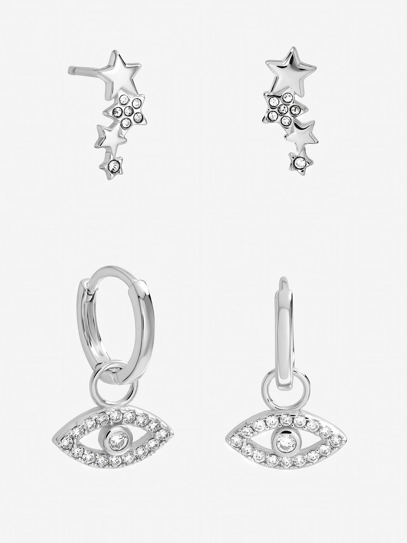 Image 1 of 3 of Inicio Celestial Earrings - Pack of 2