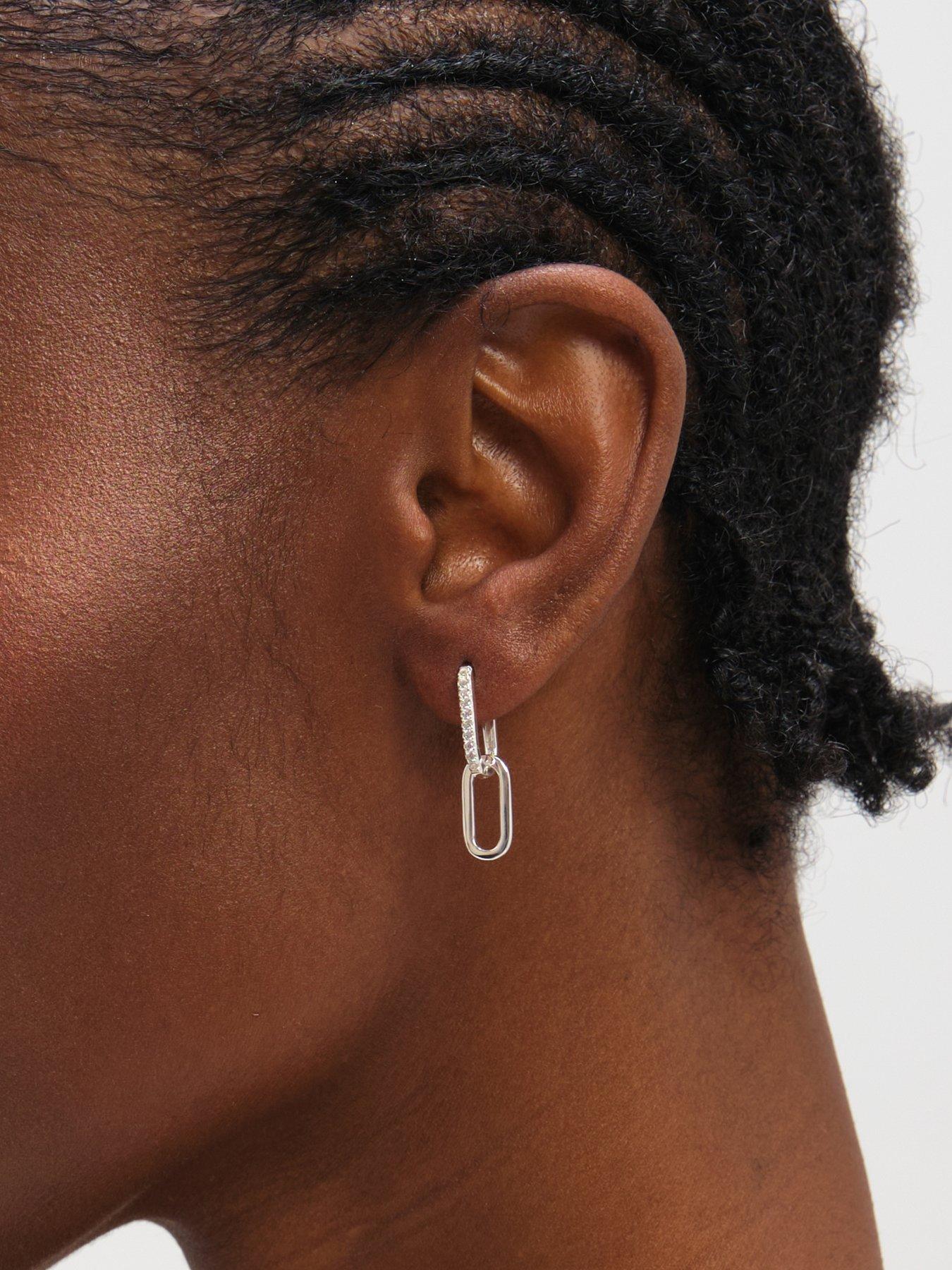  image of inicio-polished-double-link-drop-earrings