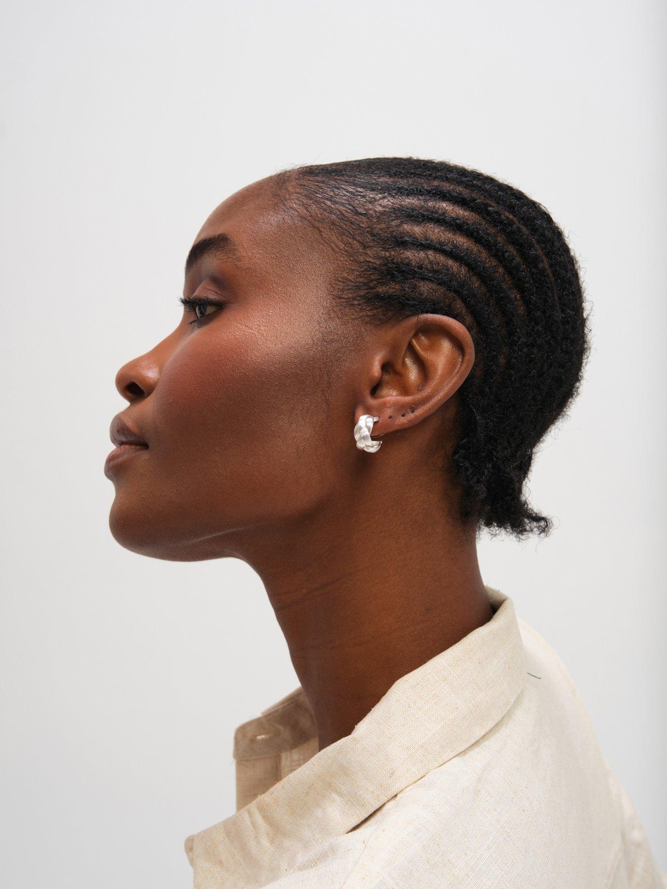  image of inicio-satin-braided-hoops