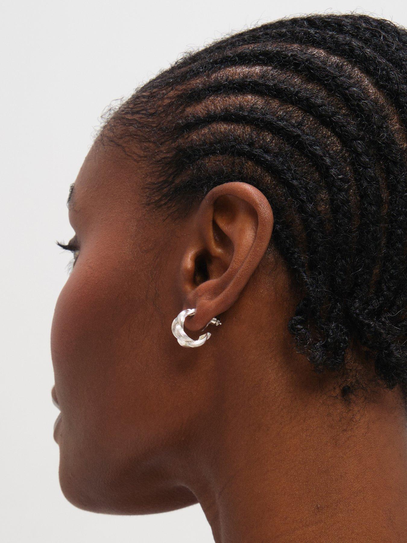  image of inicio-satin-braided-hoops