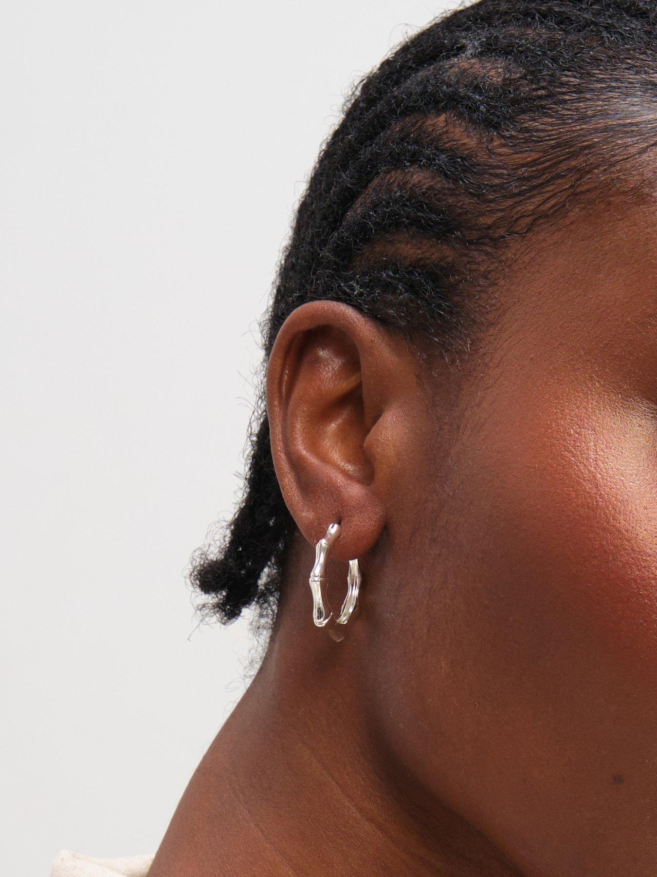  image of inicio-polished-bamboo-hoops