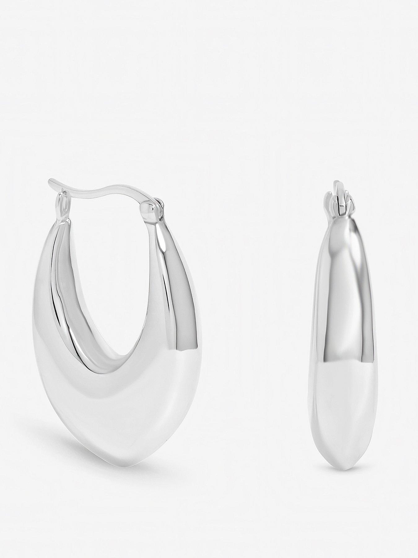 front image of inicio-chunky-curved-creole-hoops