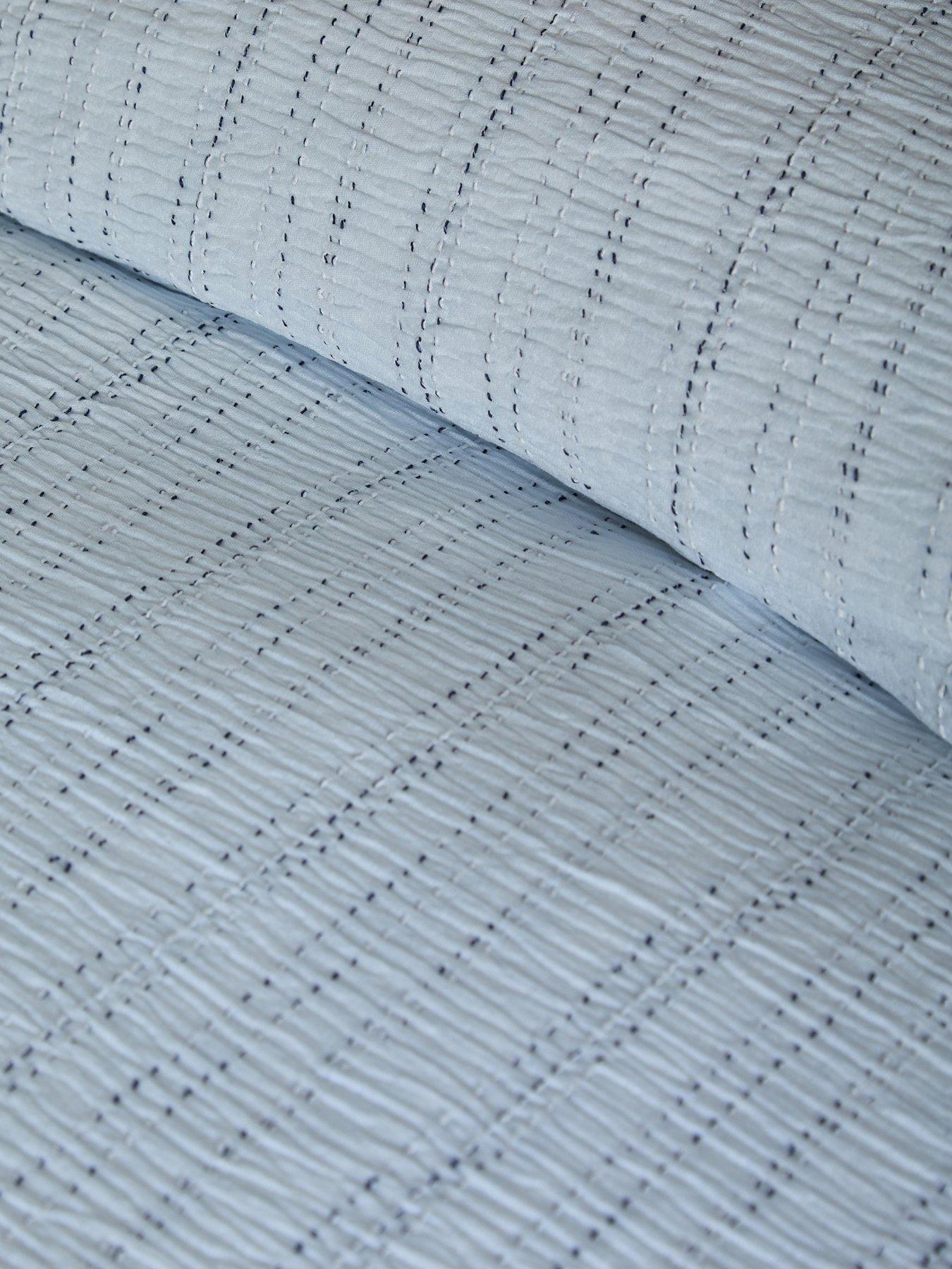 Image 4 of 5 of The Very Collection Nordic Textured Duvet Set - Blue