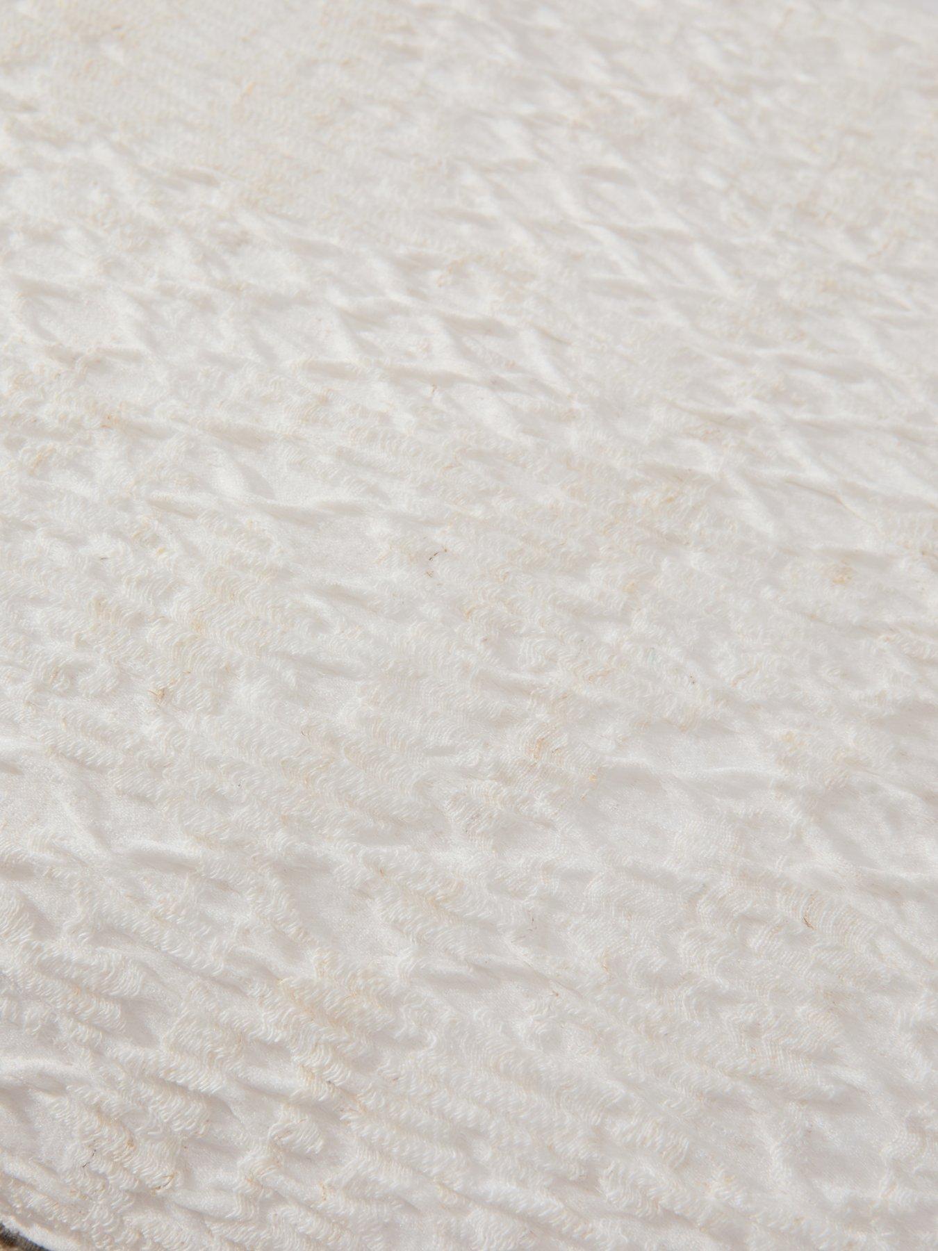 Image 5 of 5 of Michelle Keegan Home Cala Polylinen Textured Duvet Set - Cream