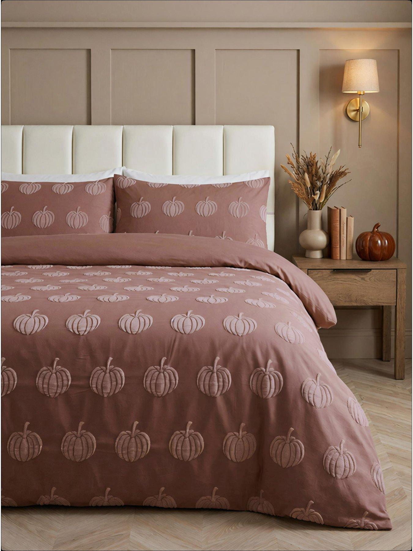 The Very Collection Pumpkin Jacquard Duvet Set