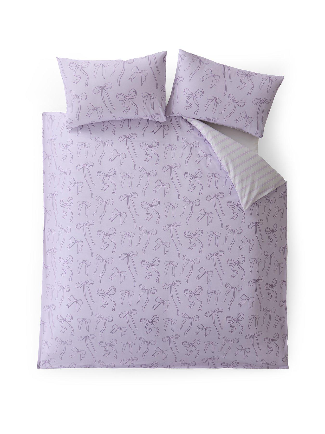 Image 2 of 5 of The Very Collection Bow Print Duvet Set