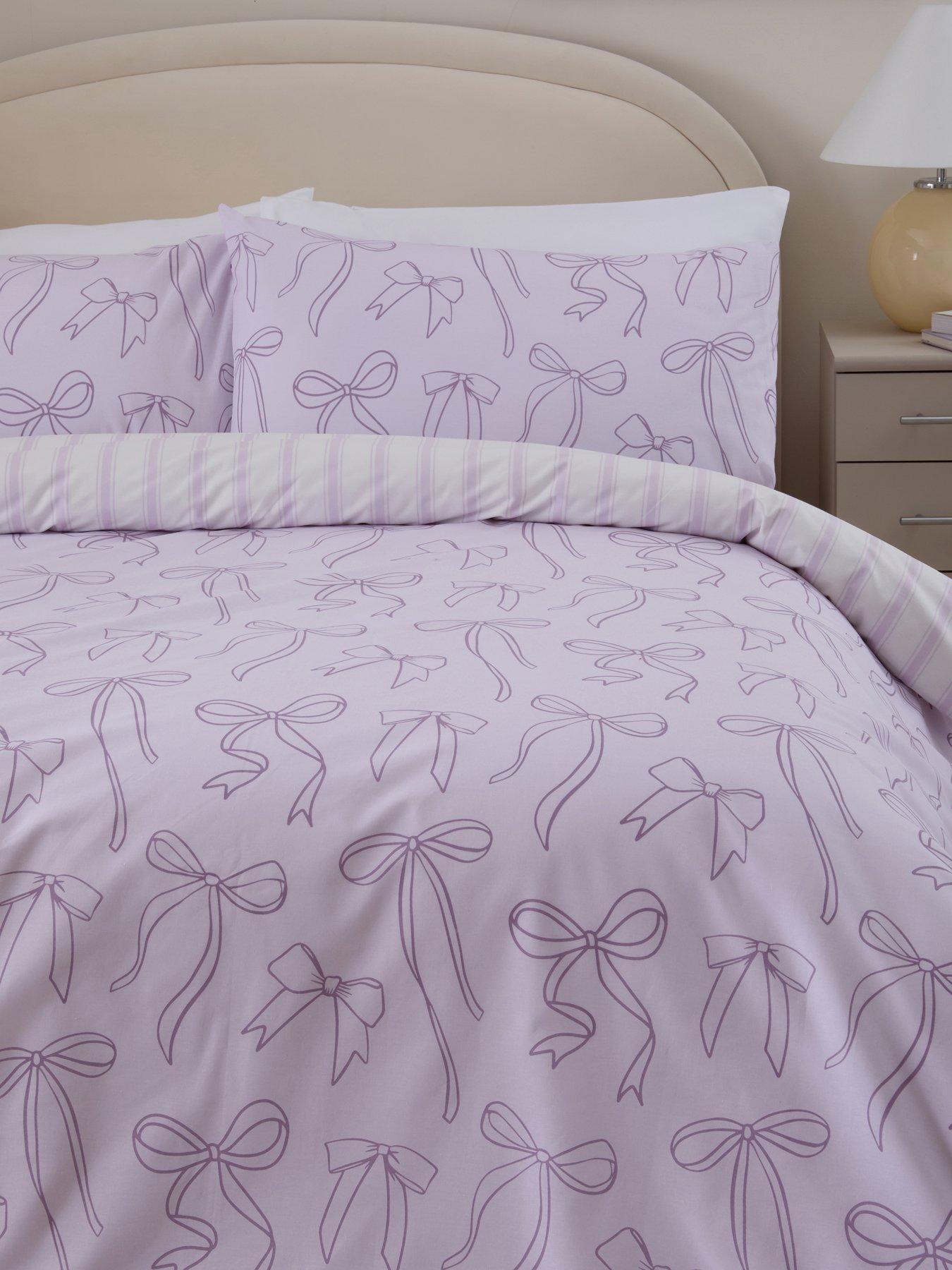 Image 3 of 5 of The Very Collection Bow Print Duvet Set