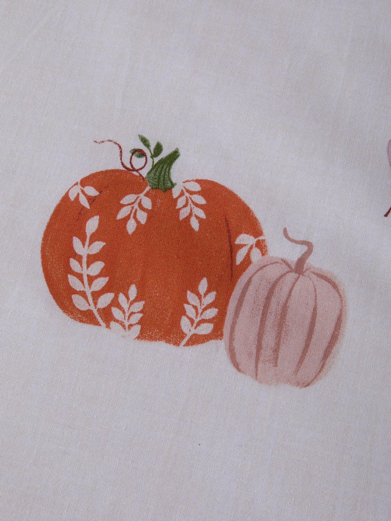 Image 6 of 6 of The Very Collection Autumn Pumpkin Print Duvet Set