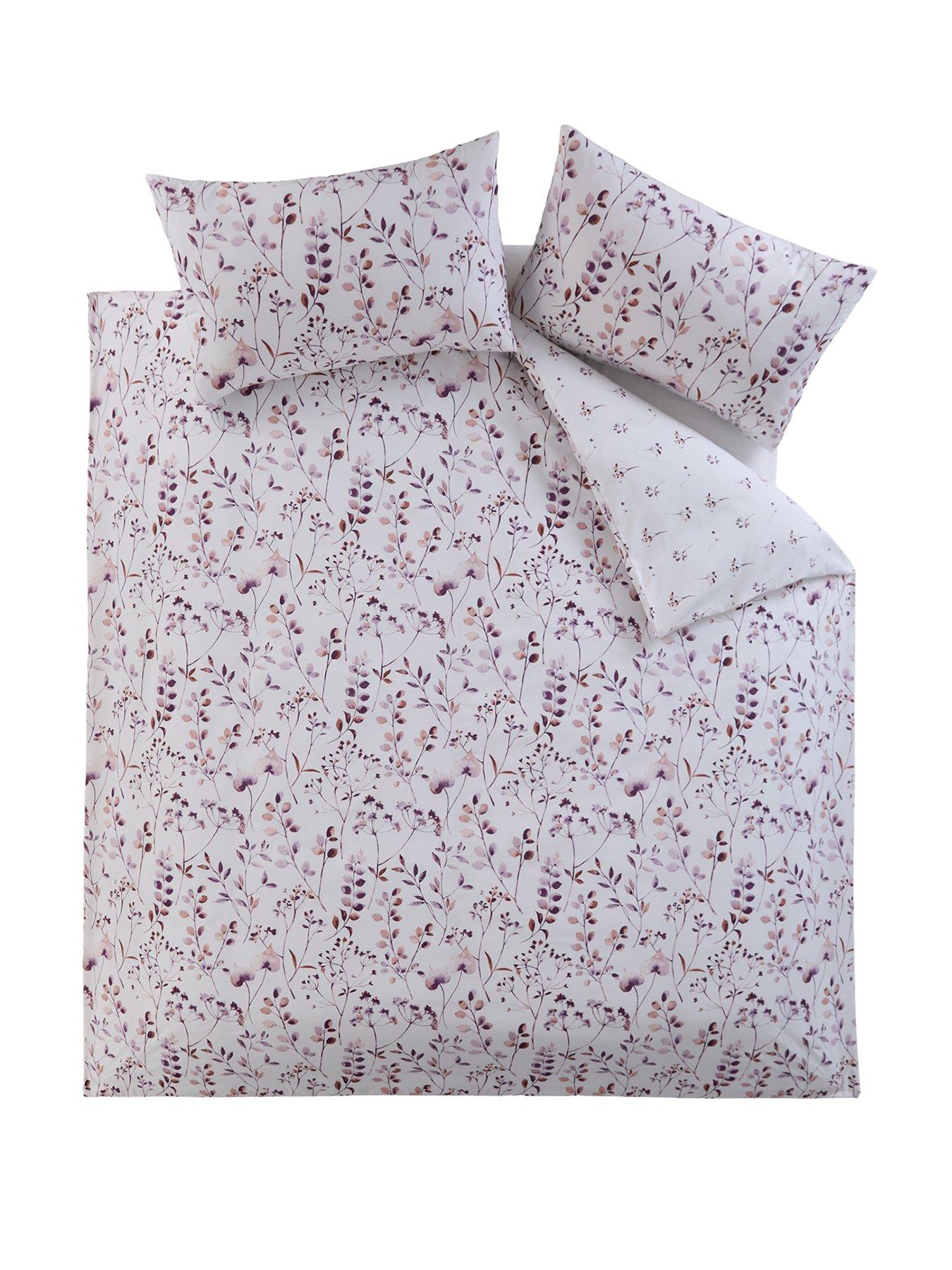 Image 2 of 5 of The Very Collection Watercolour Leaves Duvet Set