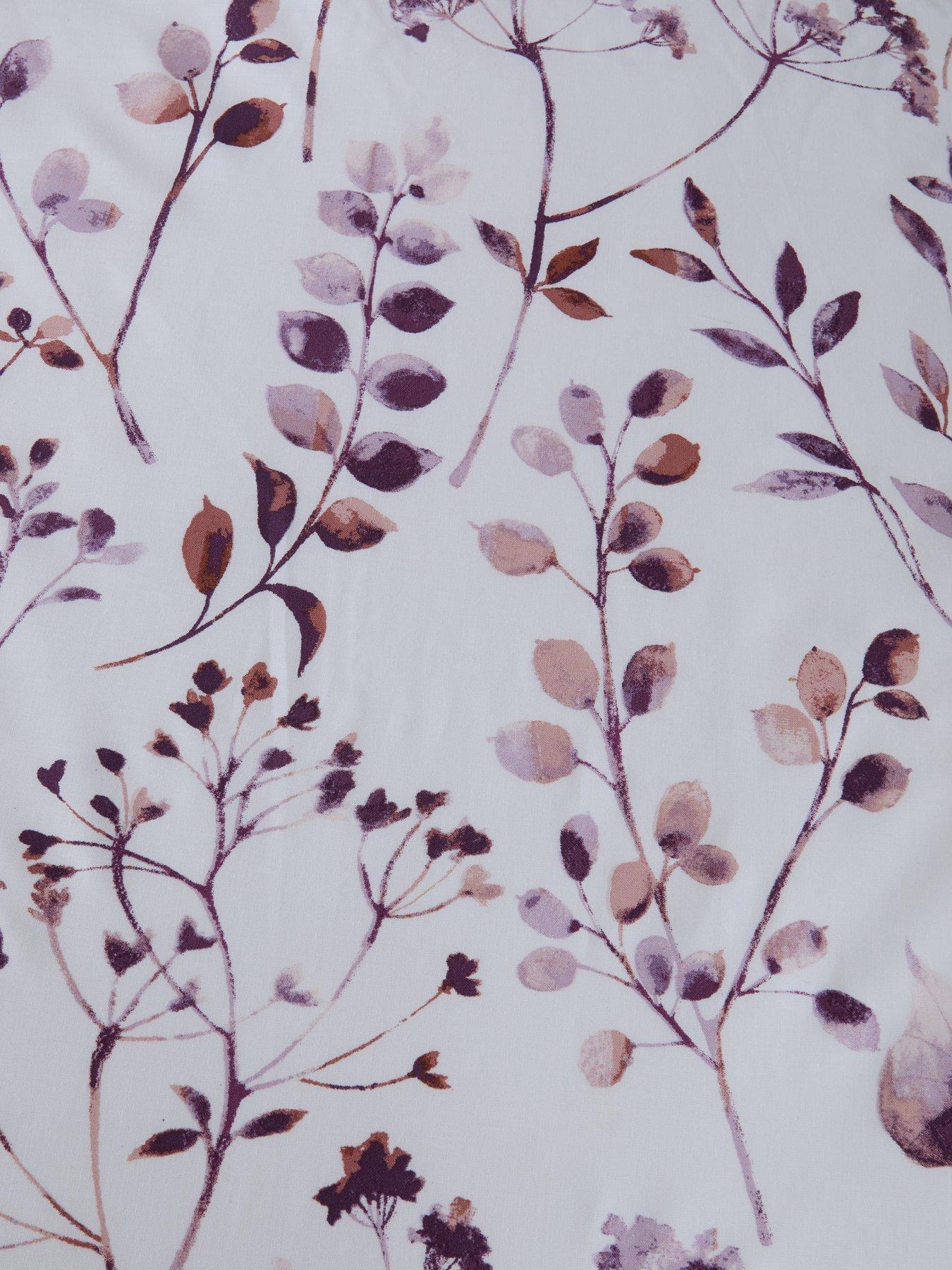 Image 5 of 5 of The Very Collection Watercolour Leaves Duvet Set