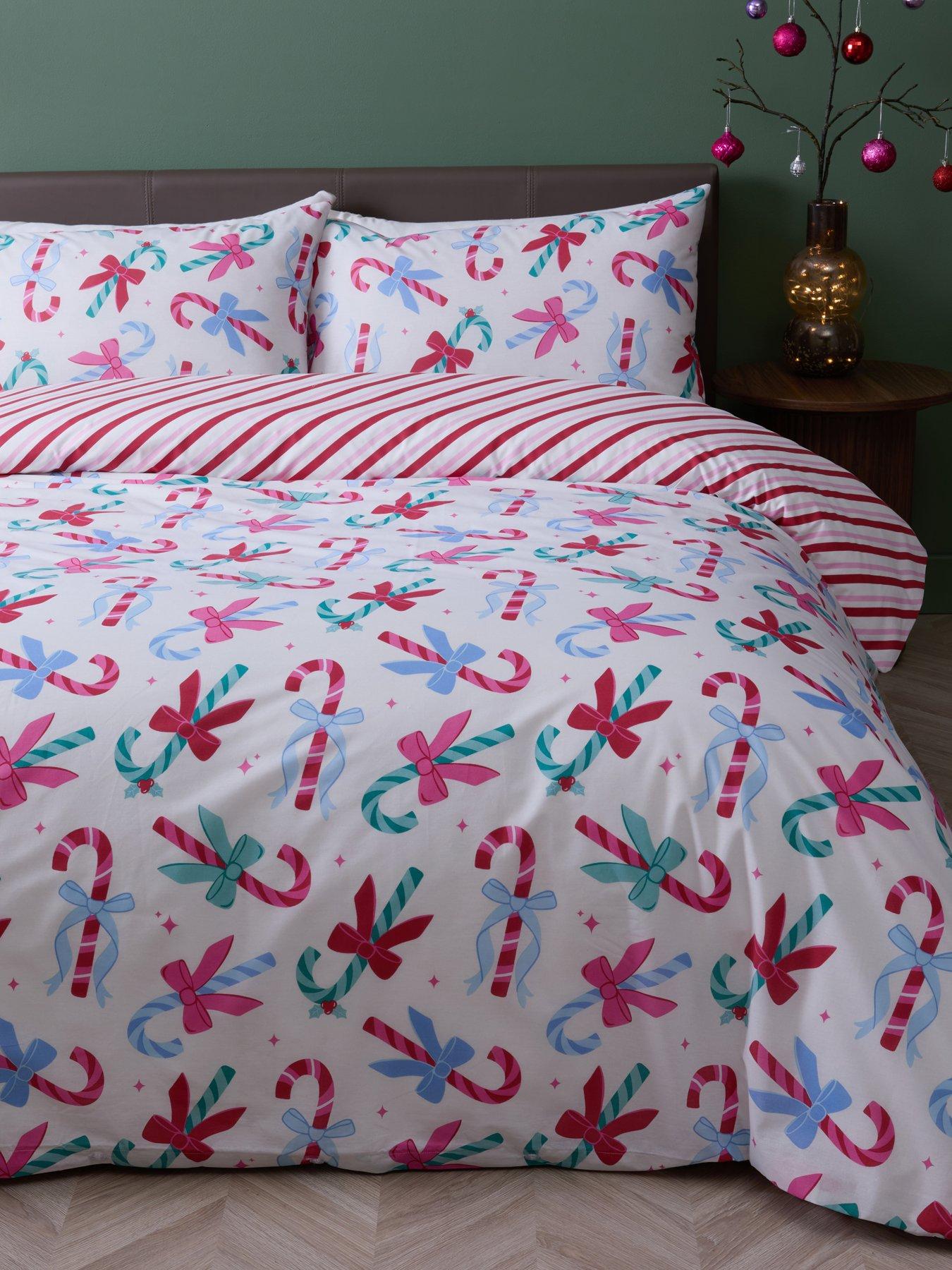 The Very Collection Christmas Bows Duvet Set