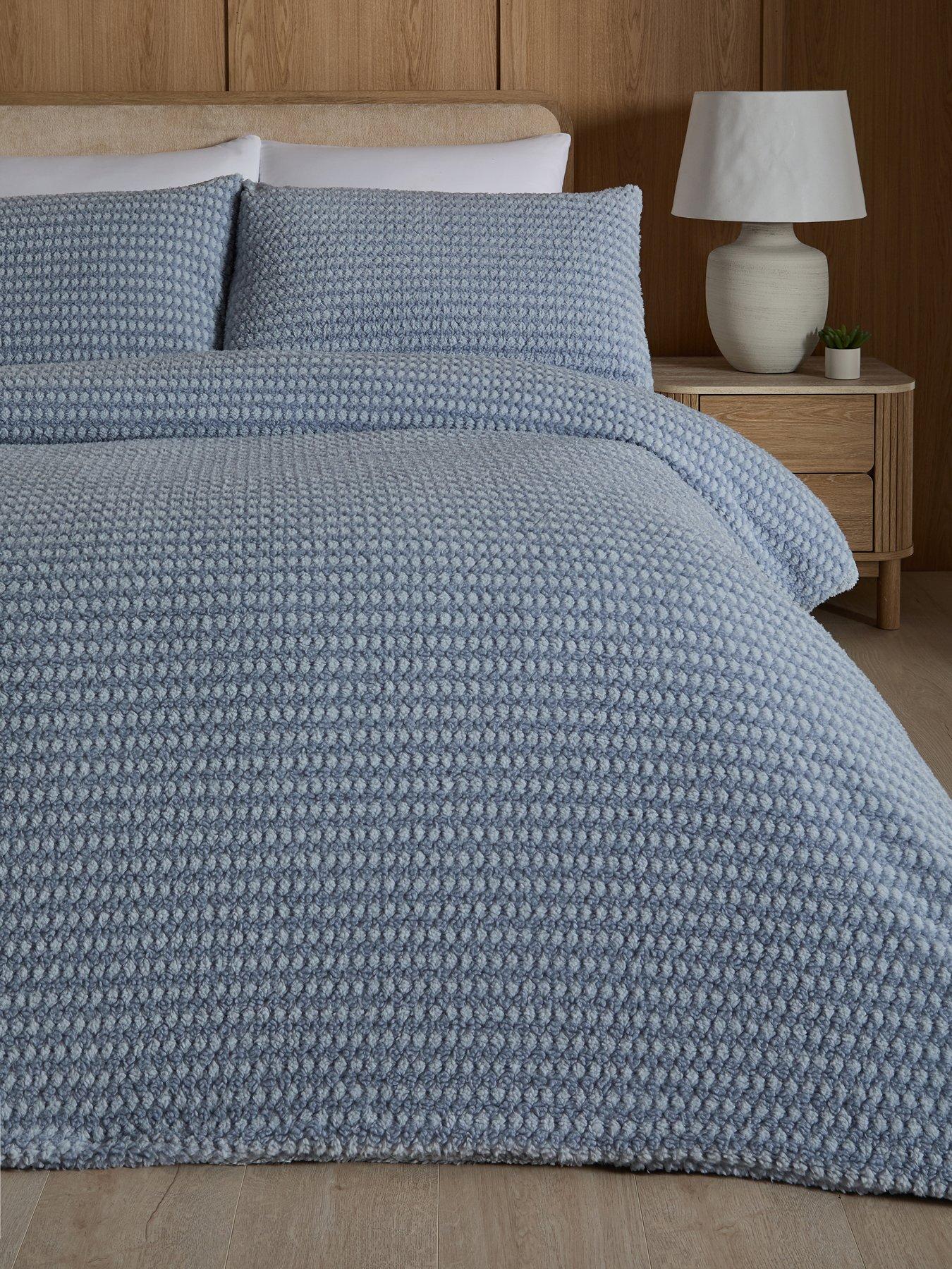 Very Home Nordic Diamond Fleece Duvet Set