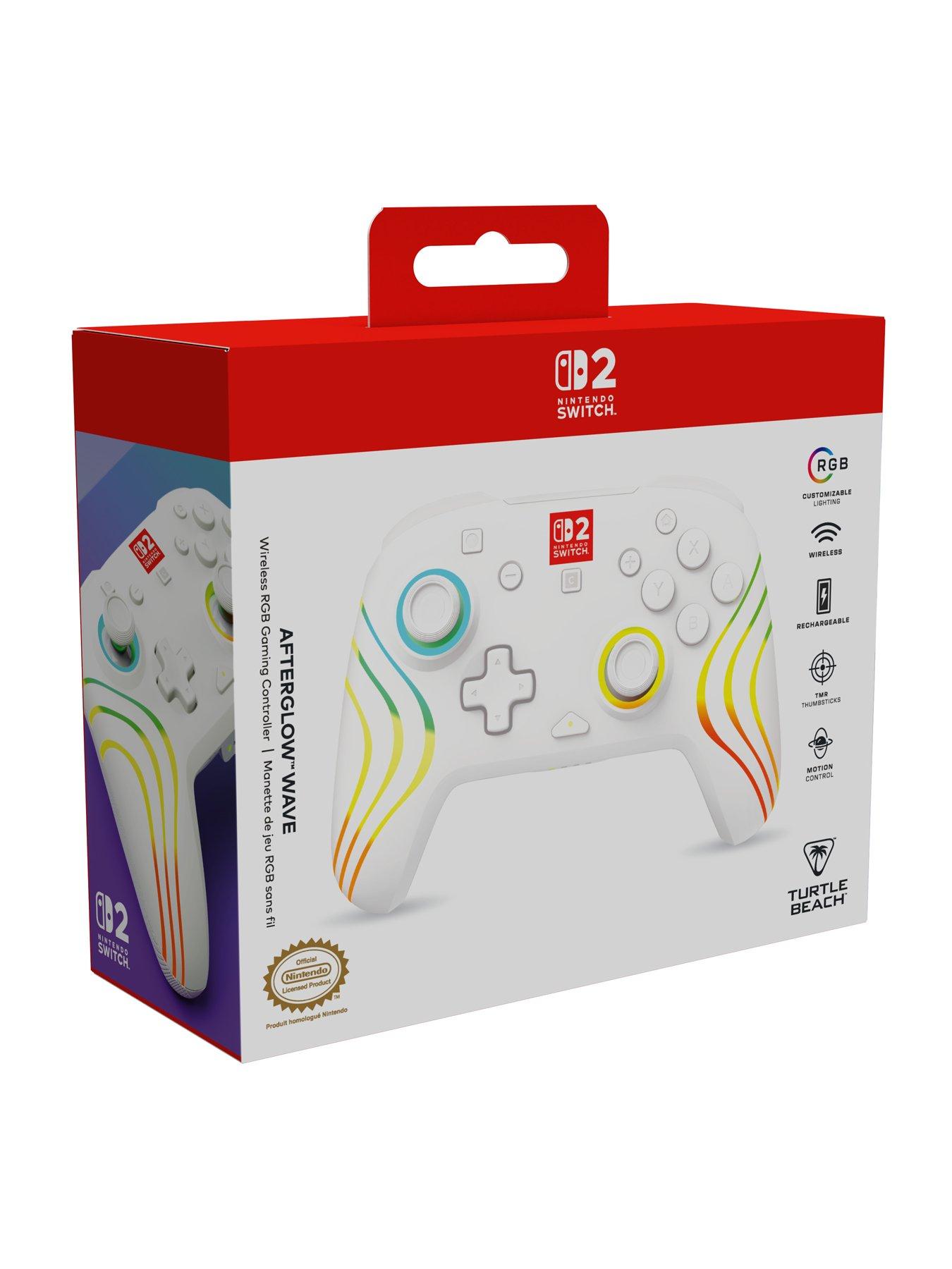  image of turtle-beach-afterglow-wave-wireless-controller-white-for-switch-2