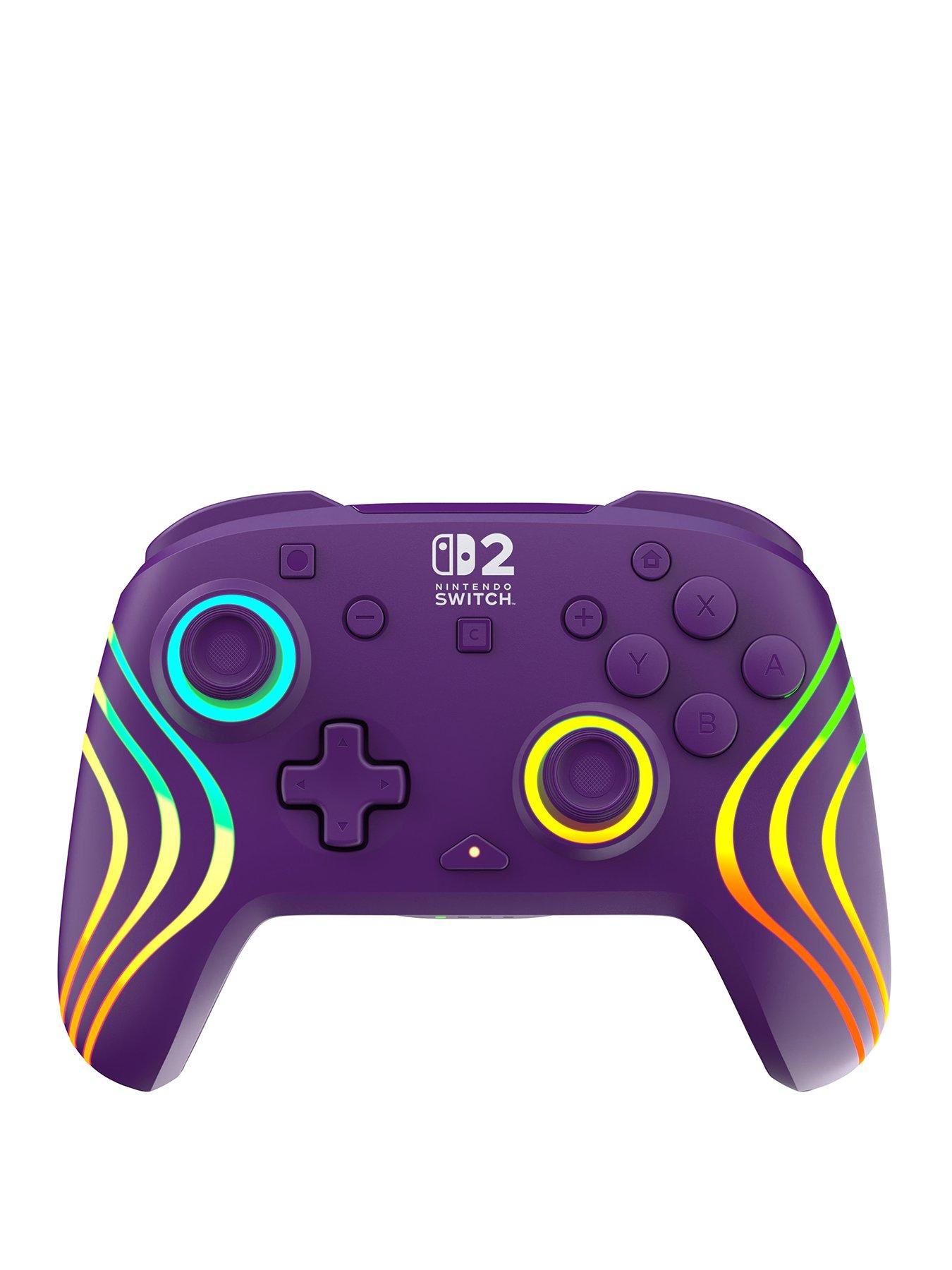  image of turtle-beach-afterglow-wave-wireless-controller-purple-for-switch-2
