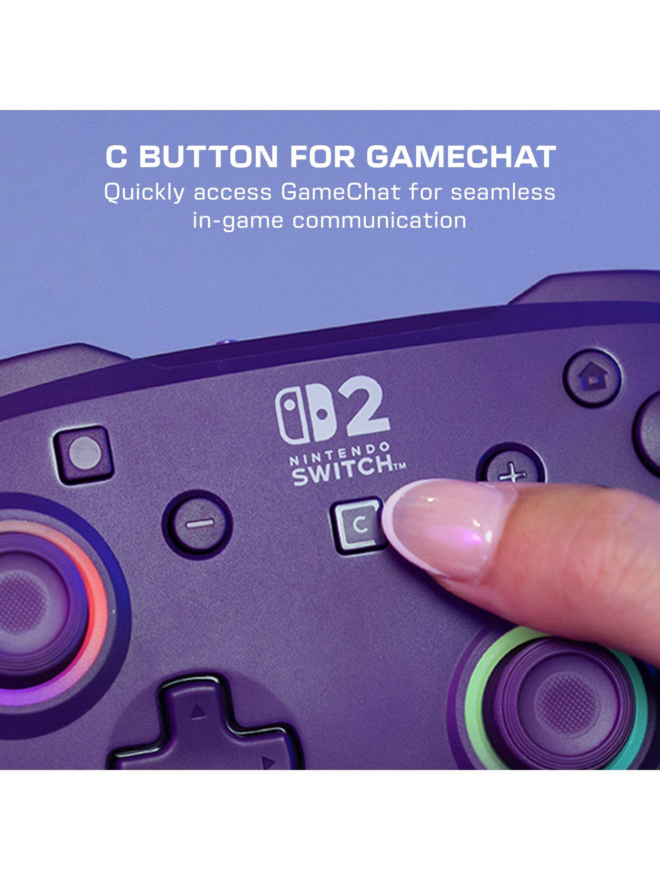  image of turtle-beach-afterglow-wave-wireless-controller-purple-for-switch-2