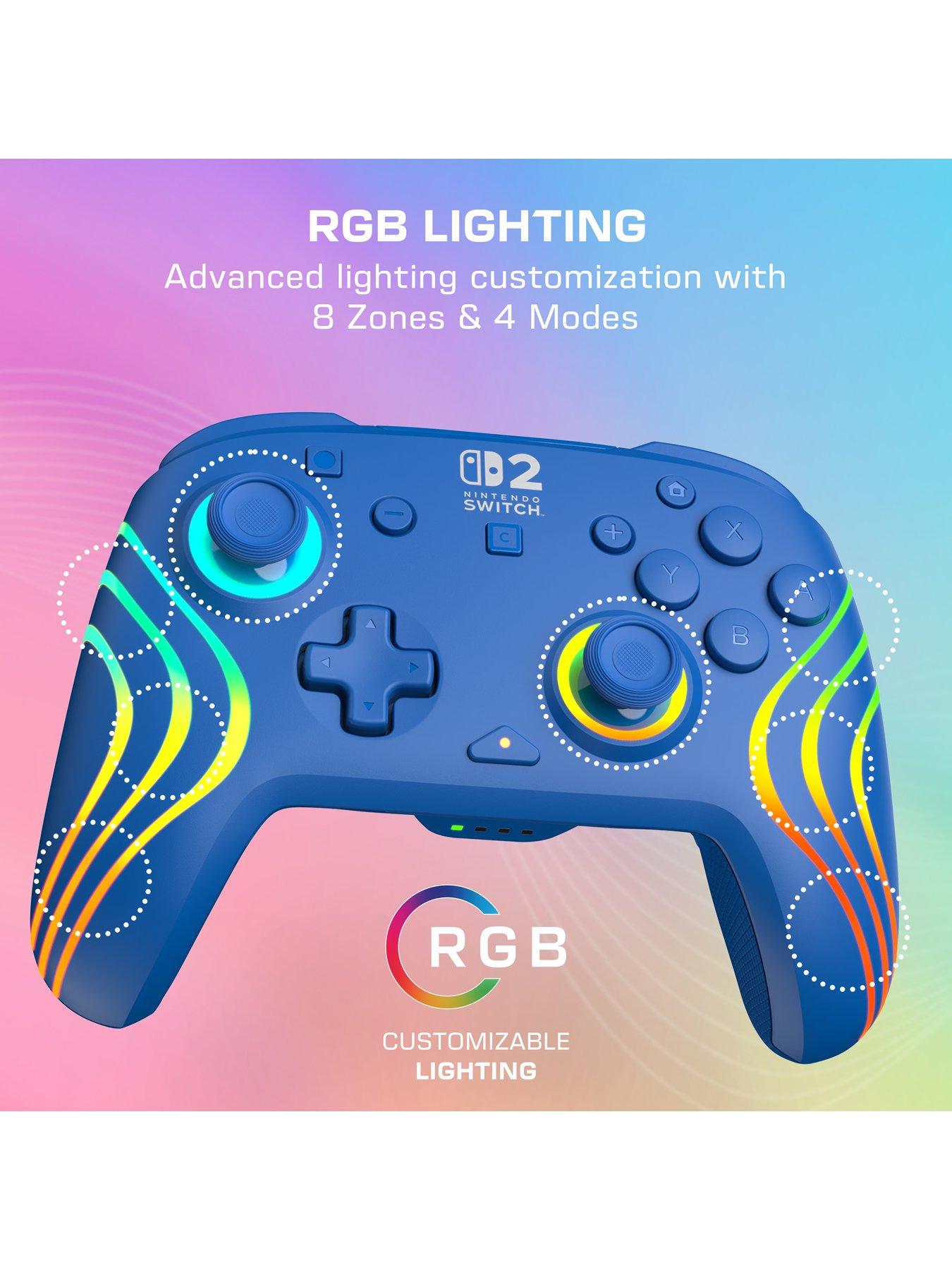 Image 5 of 7 of Turtle Beach Afterglow Wave Wireless Controller&nbsp;Switch 2 - Blue