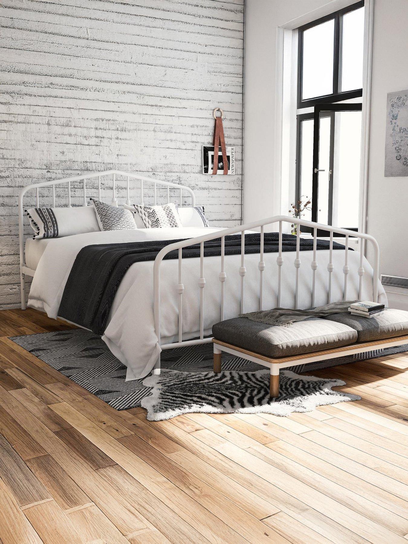 front image of dorel-home-bushwick-metal-bed-frame