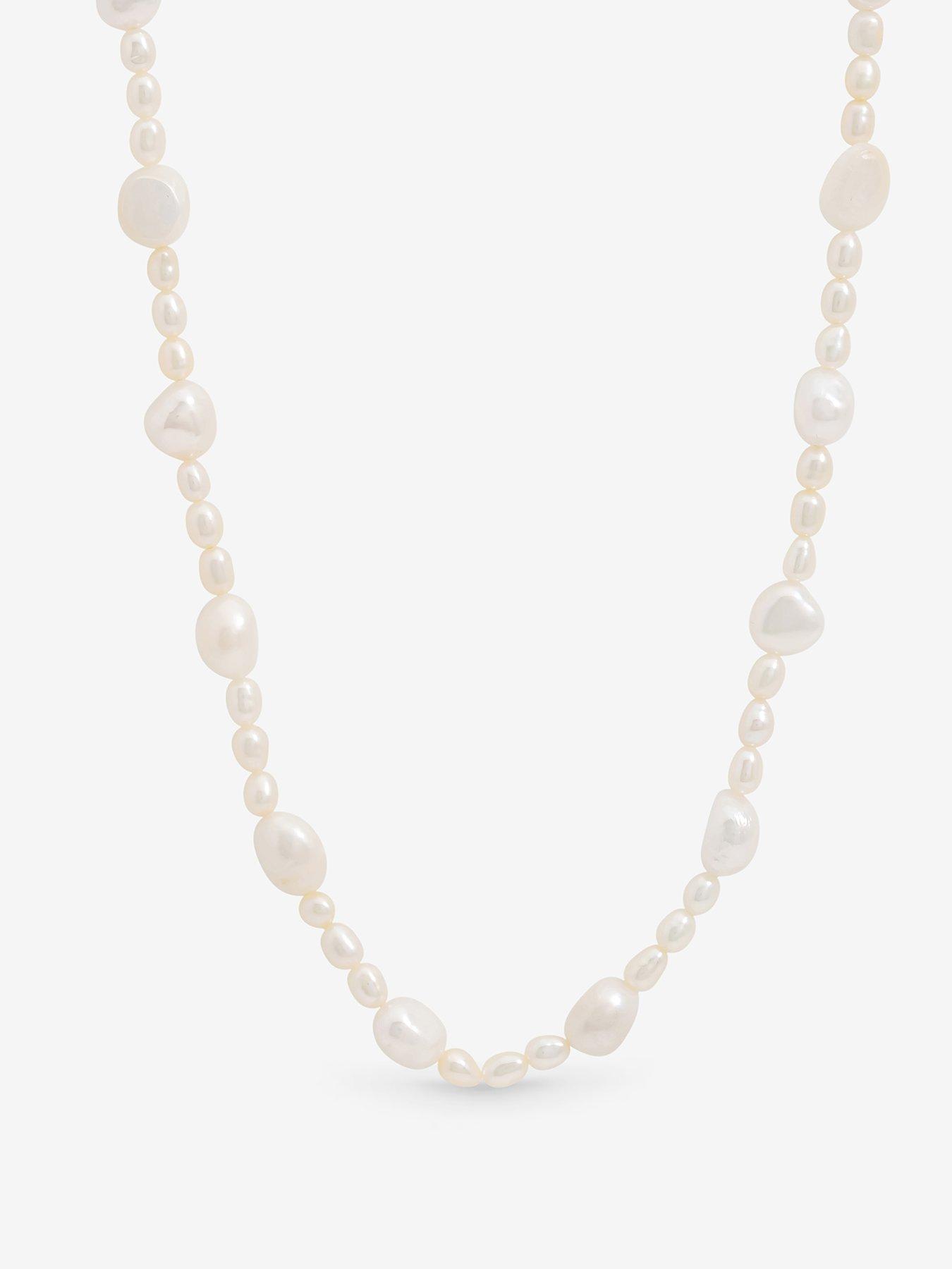 Jon Richard Gold Plated Real Freshwater Pearl Necklace