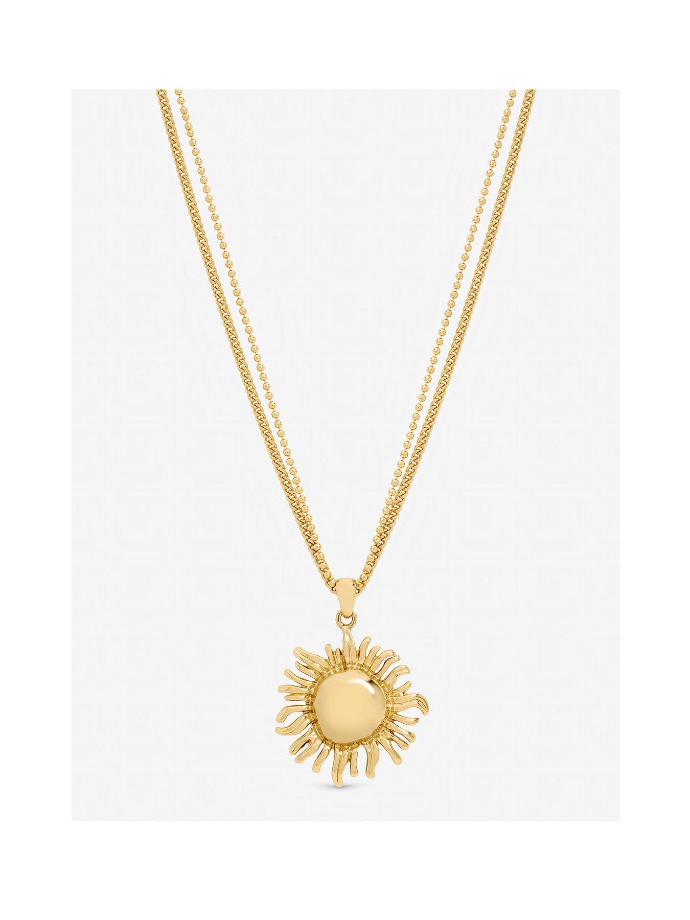  image of mood-gold-plated-sun-pendant