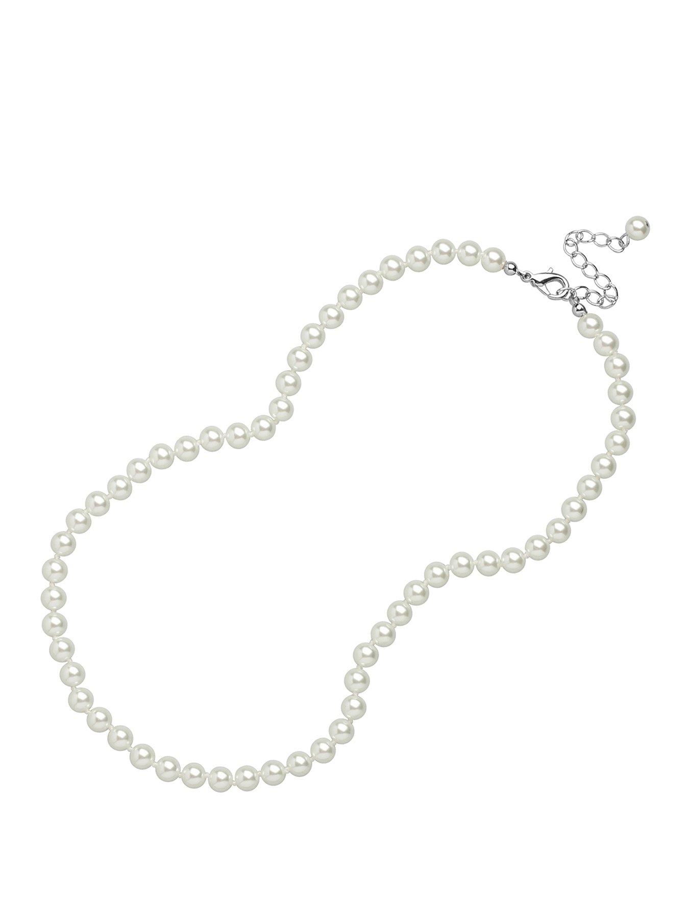  image of jon-richard-pearl-necklace-white