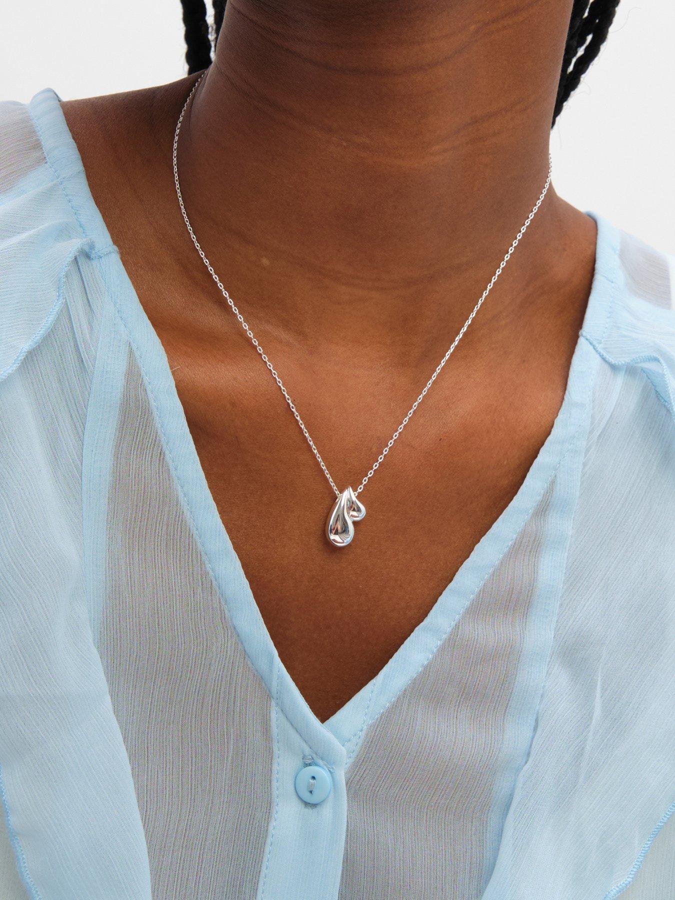 Image 3 of 3 of Inicio Sterling Silver Polished Nugget Pendant - Gift Pouch