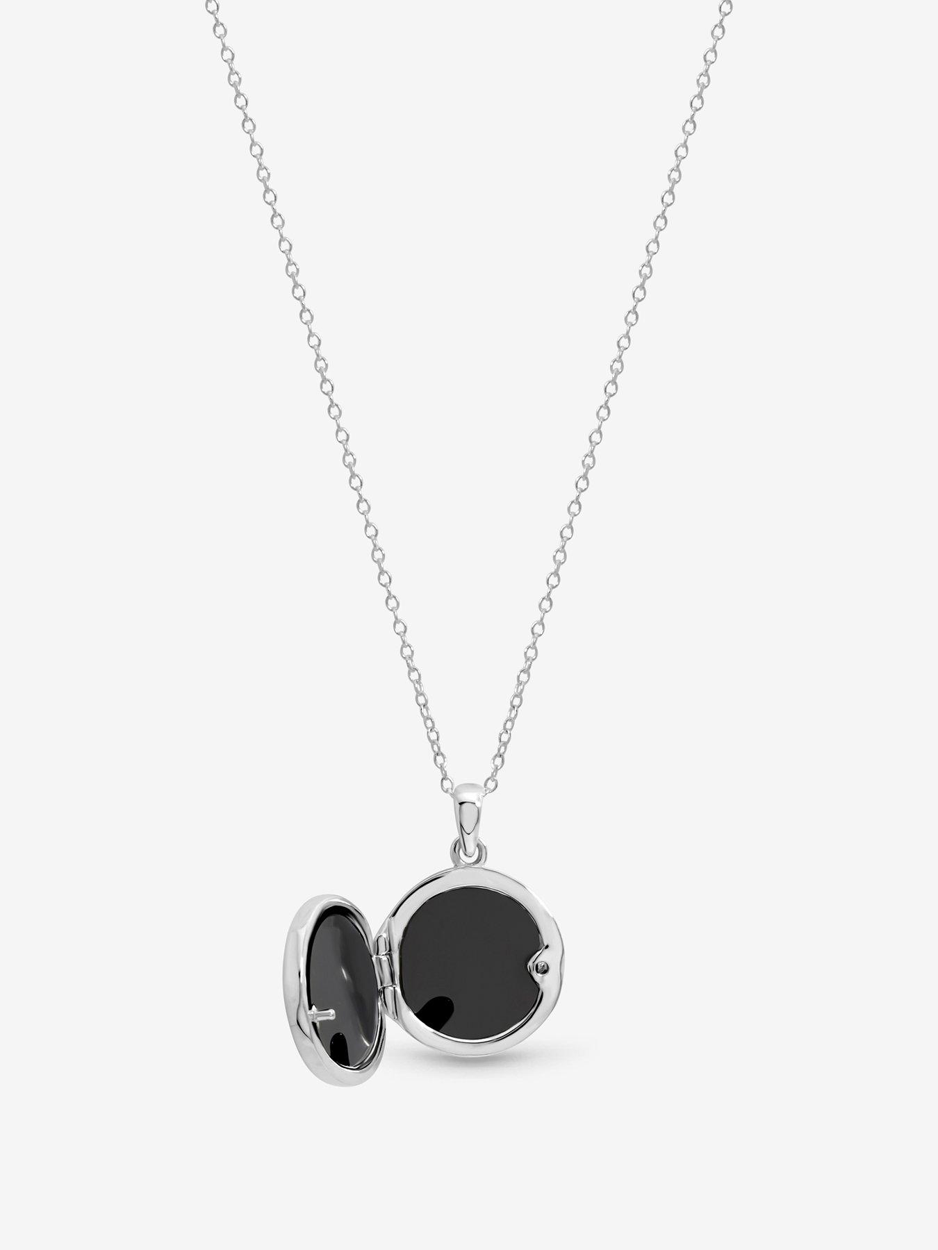 Image 3 of 3 of Inicio Sterling Silver New Baby Locket - Gift Pouch