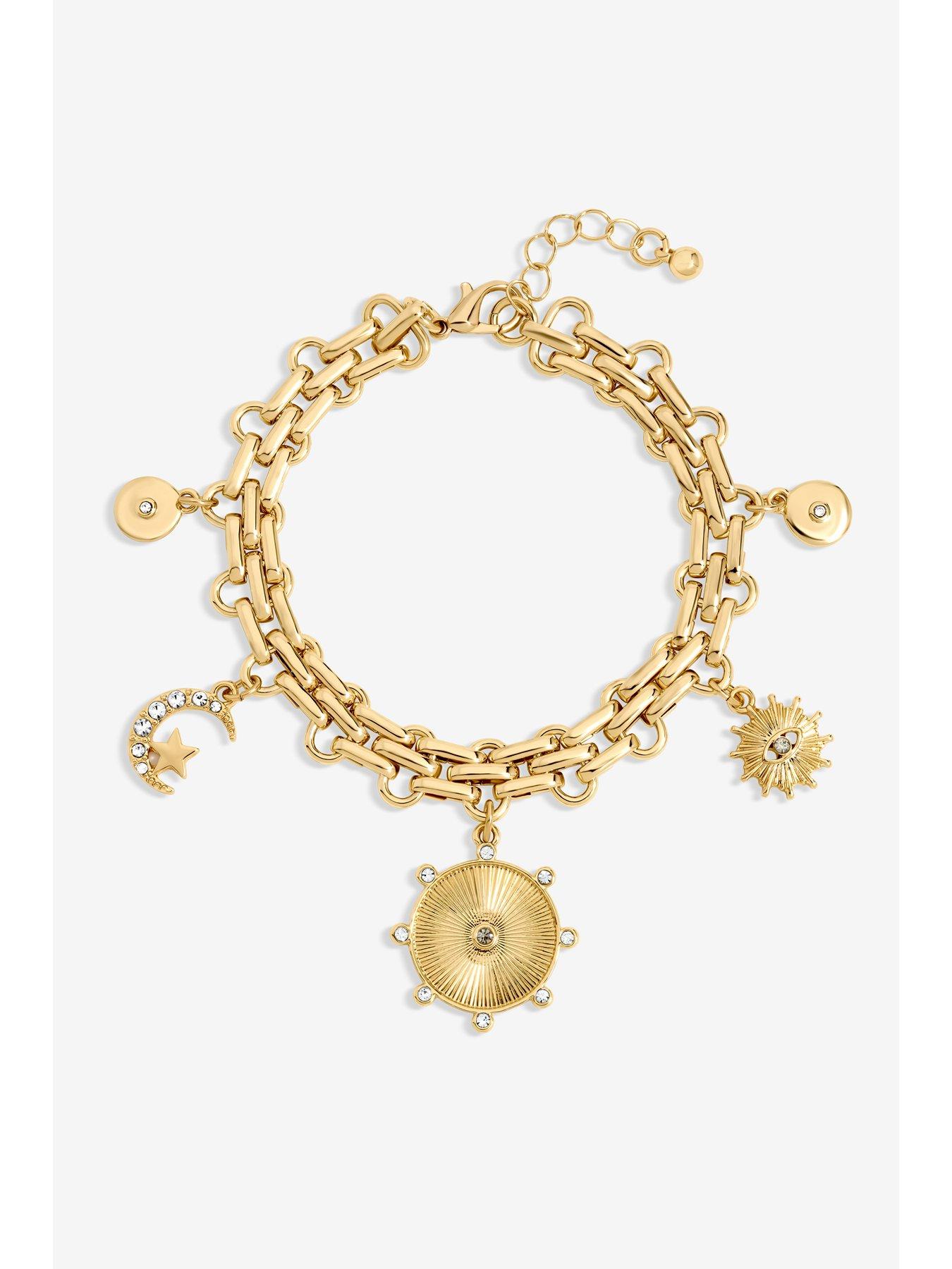 Image 2 of 3 of Mood Gold Plated Celestial Charm Bracelet