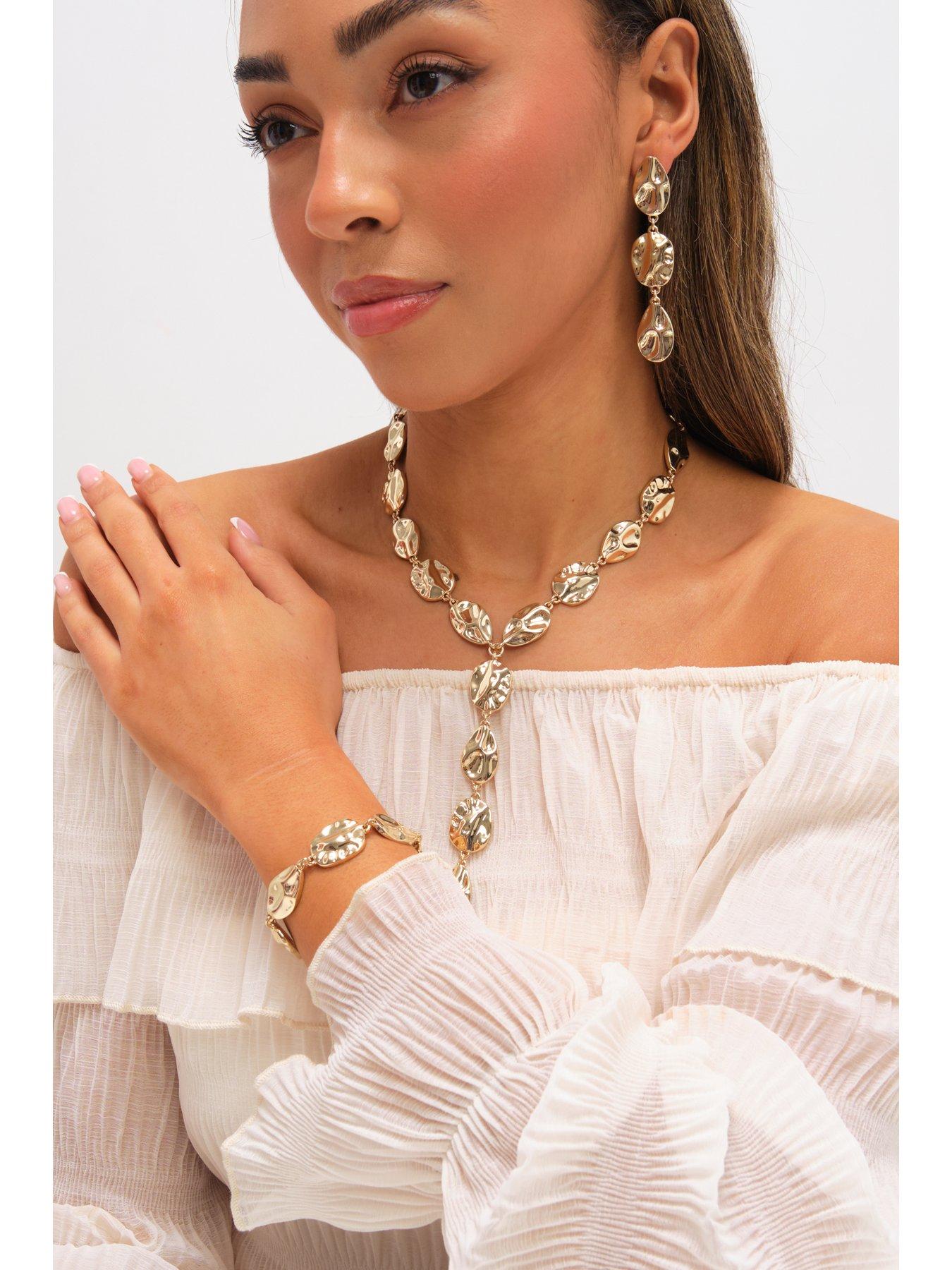  image of mood-gold-polished-molten-bracelet