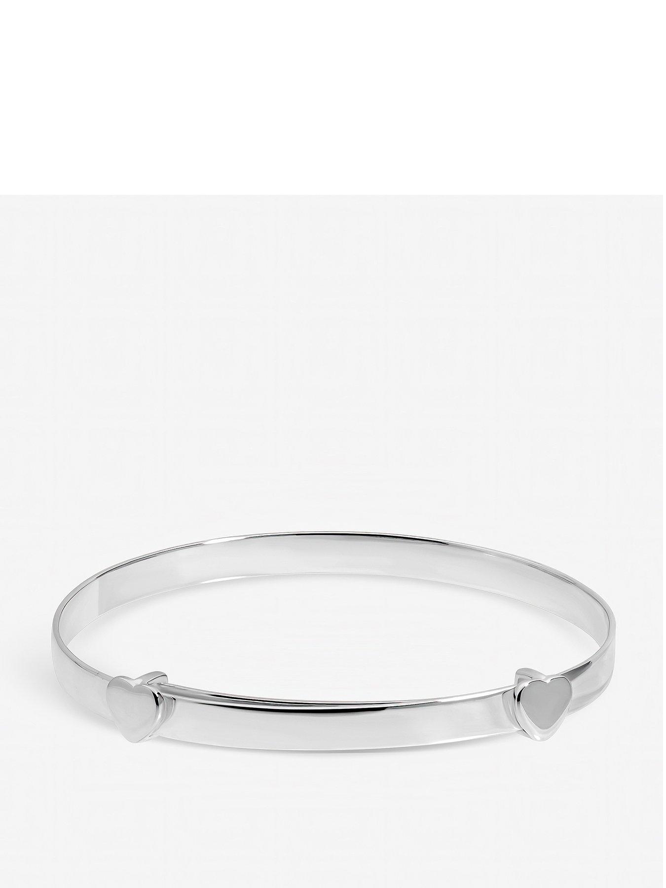 front image of inicio-christening-heart-bangle-gift-pouch