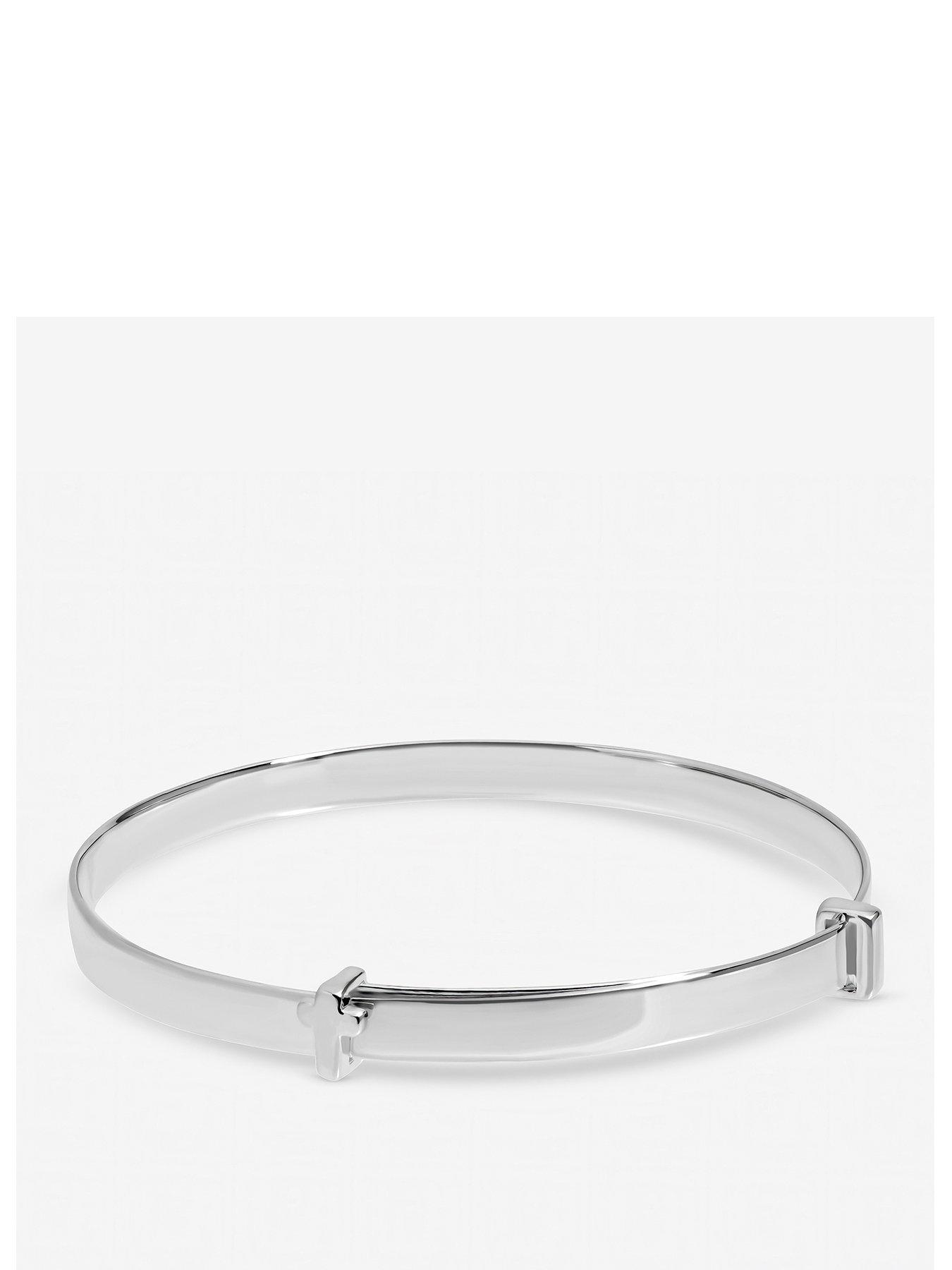 front image of inicio-christening-cross-bangle-gift-pouch