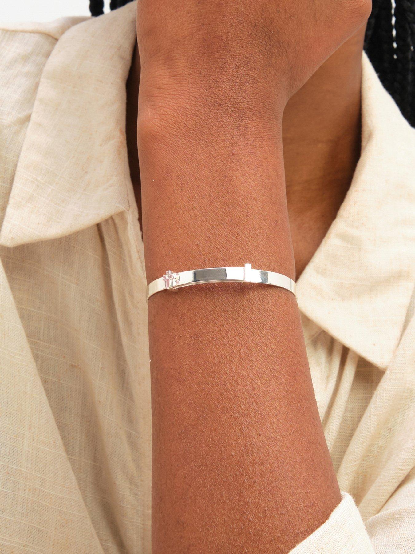  image of inicio-christening-cross-bangle-gift-pouch