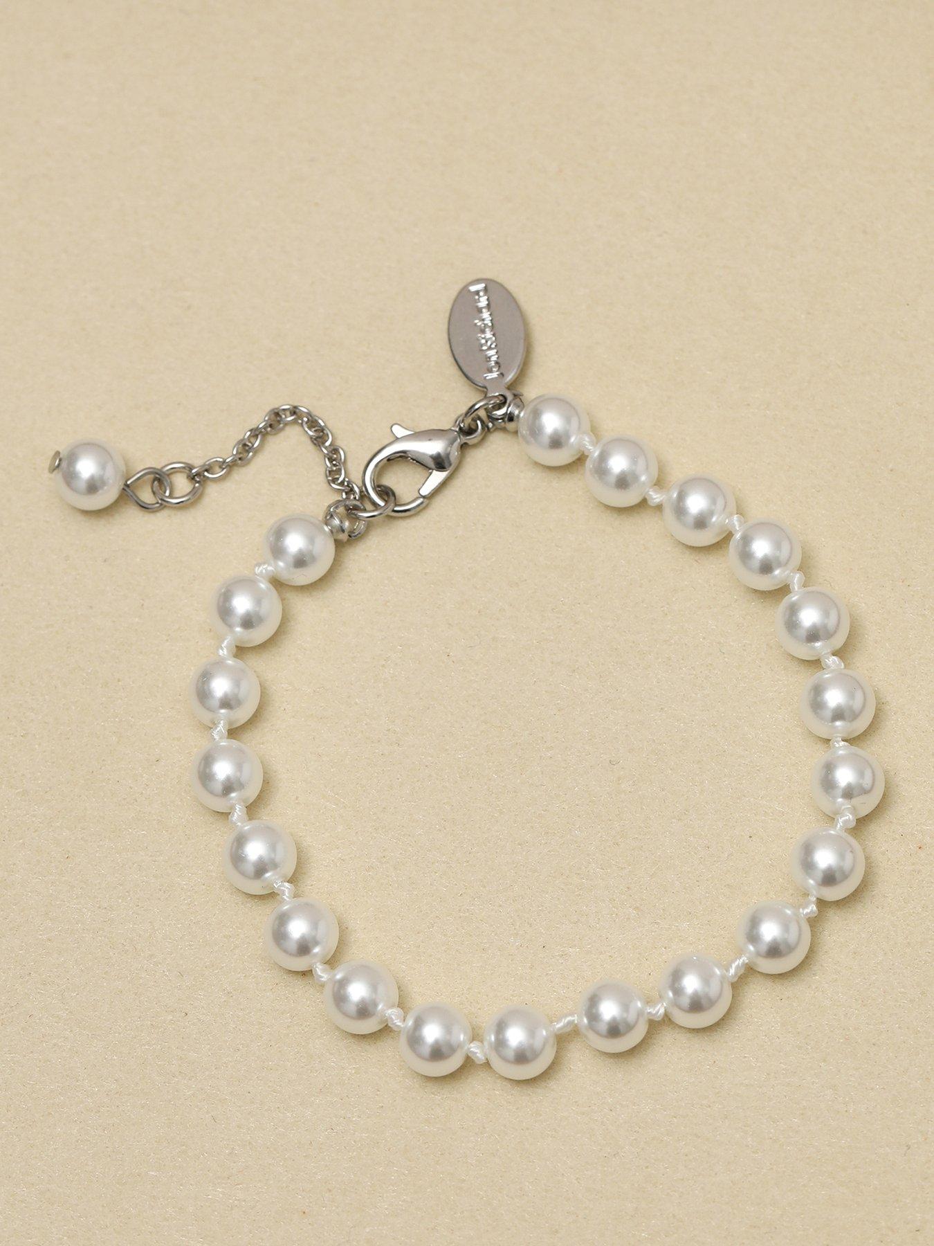Jon Richard White Pearl White Bracelet