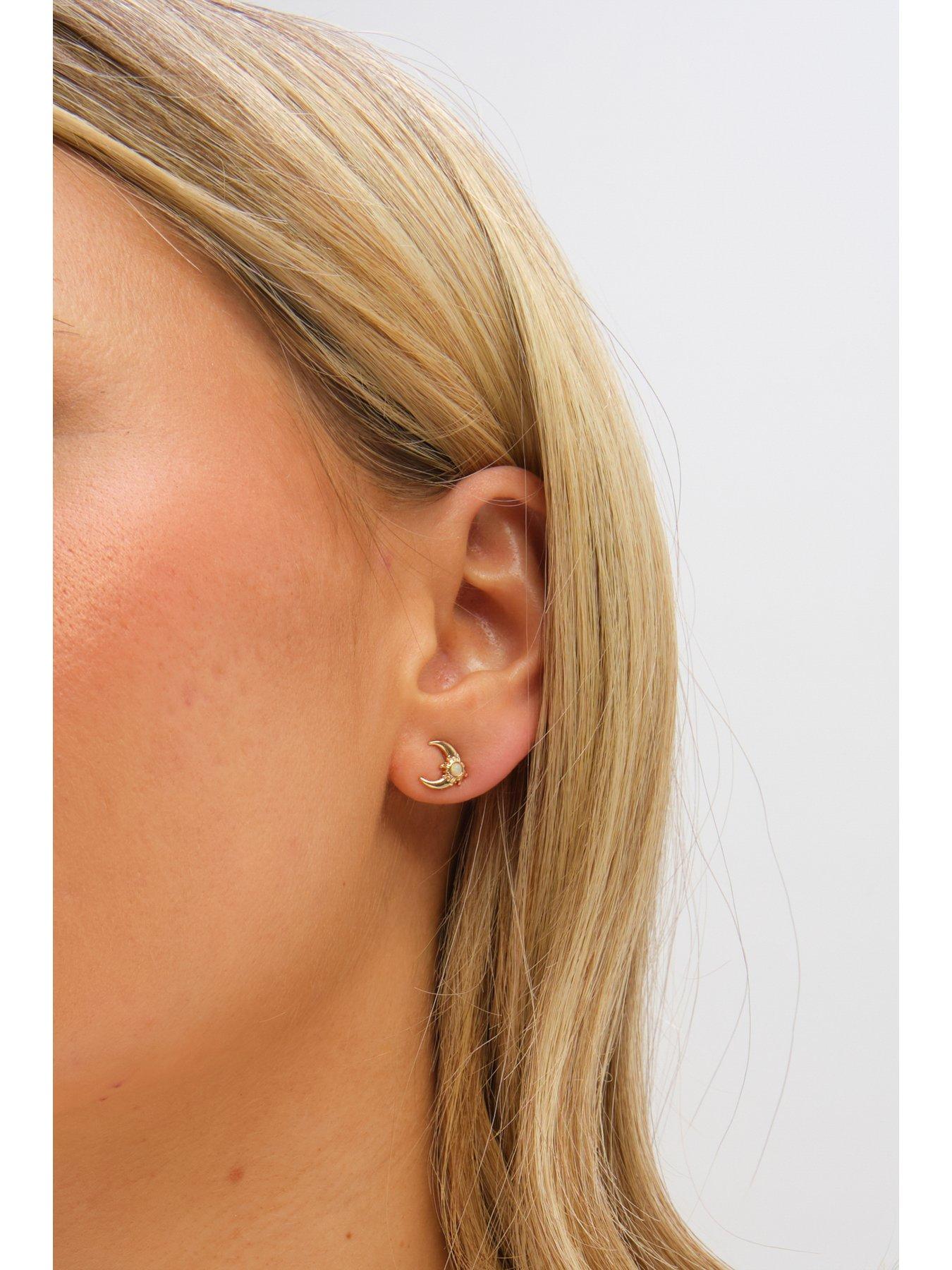  image of inicio-gold-plated-and-opal-moon-set-gift-box