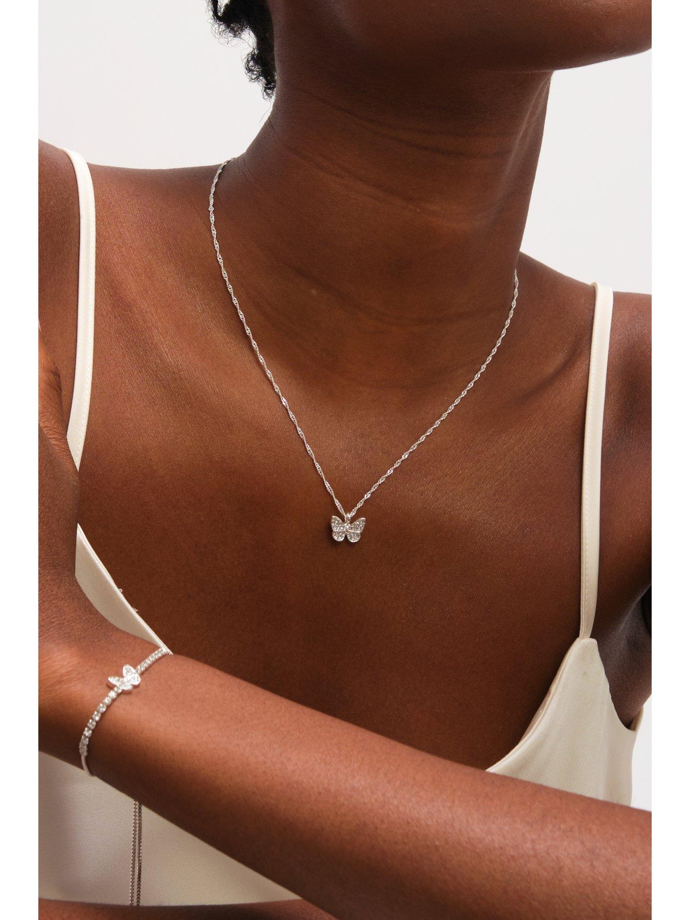  image of jon-richard-silver-crystal-butterfly-trio-set-gift-box