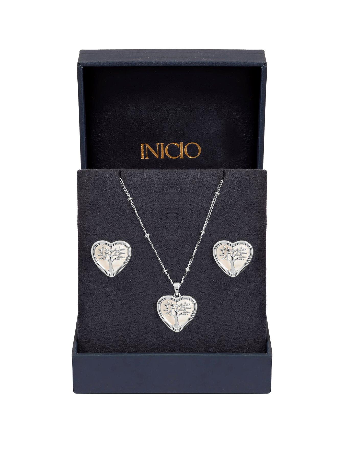 Inicio Mother of Pearl Tree Of Love Heart Set - Gift Box