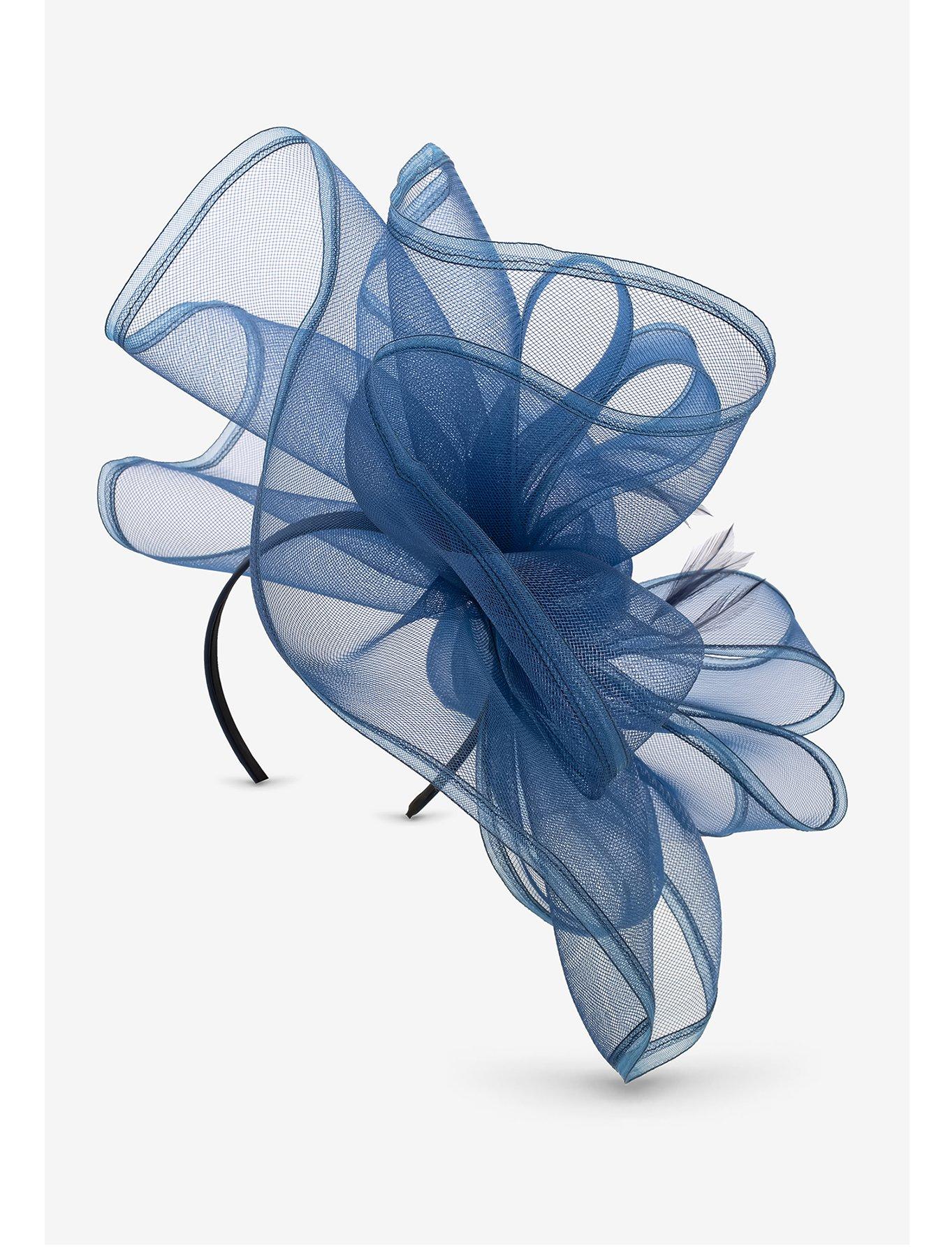 Jon Richard Navy Large Hat Fascinator