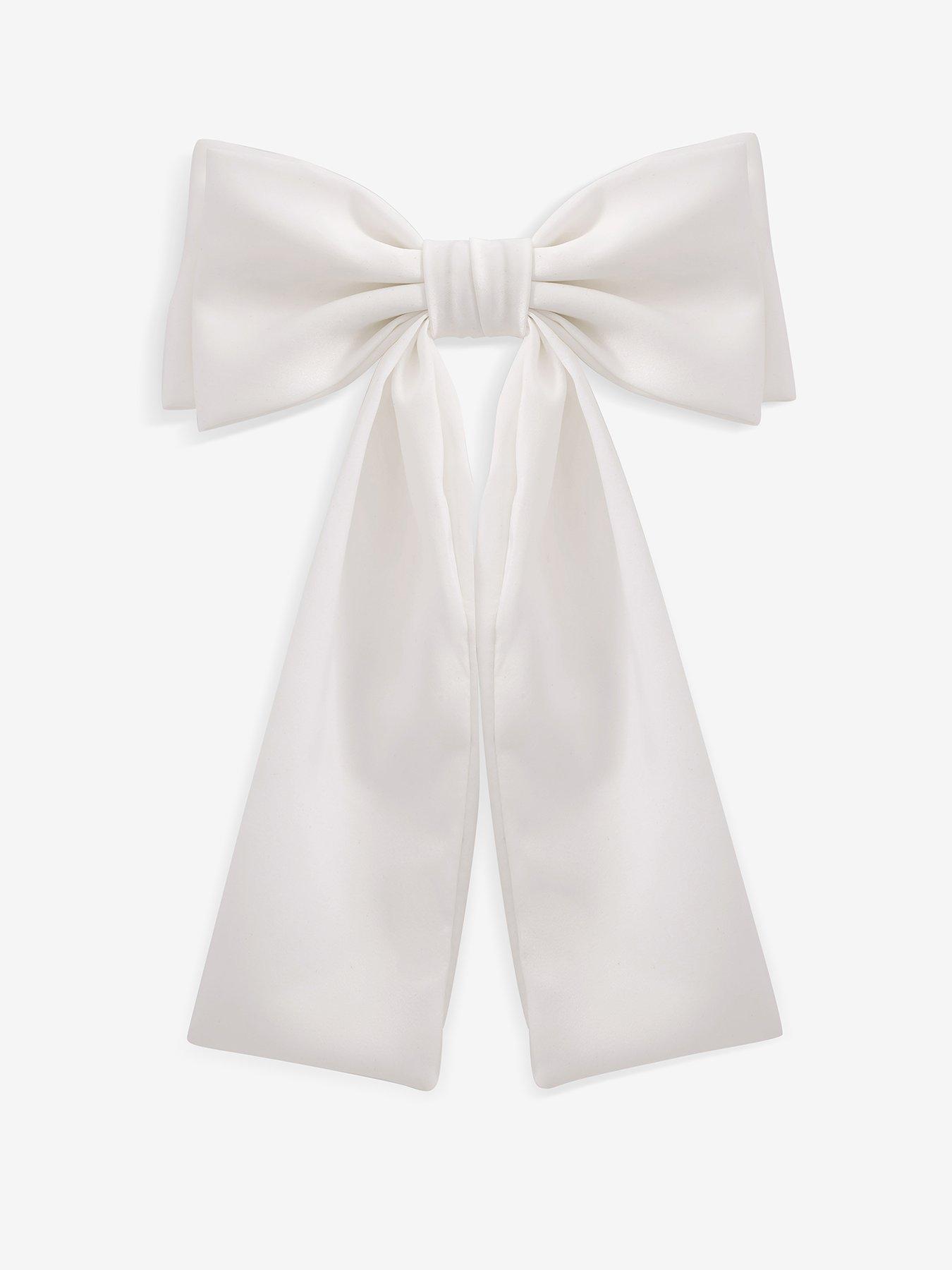 Image 1 of 3 of Jon Richard Bridal Ivory Satin Bow