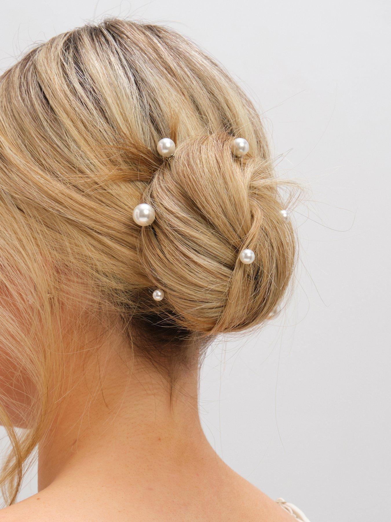 Image 1 of 3 of Jon Richard Silver Plated Pearl Pins