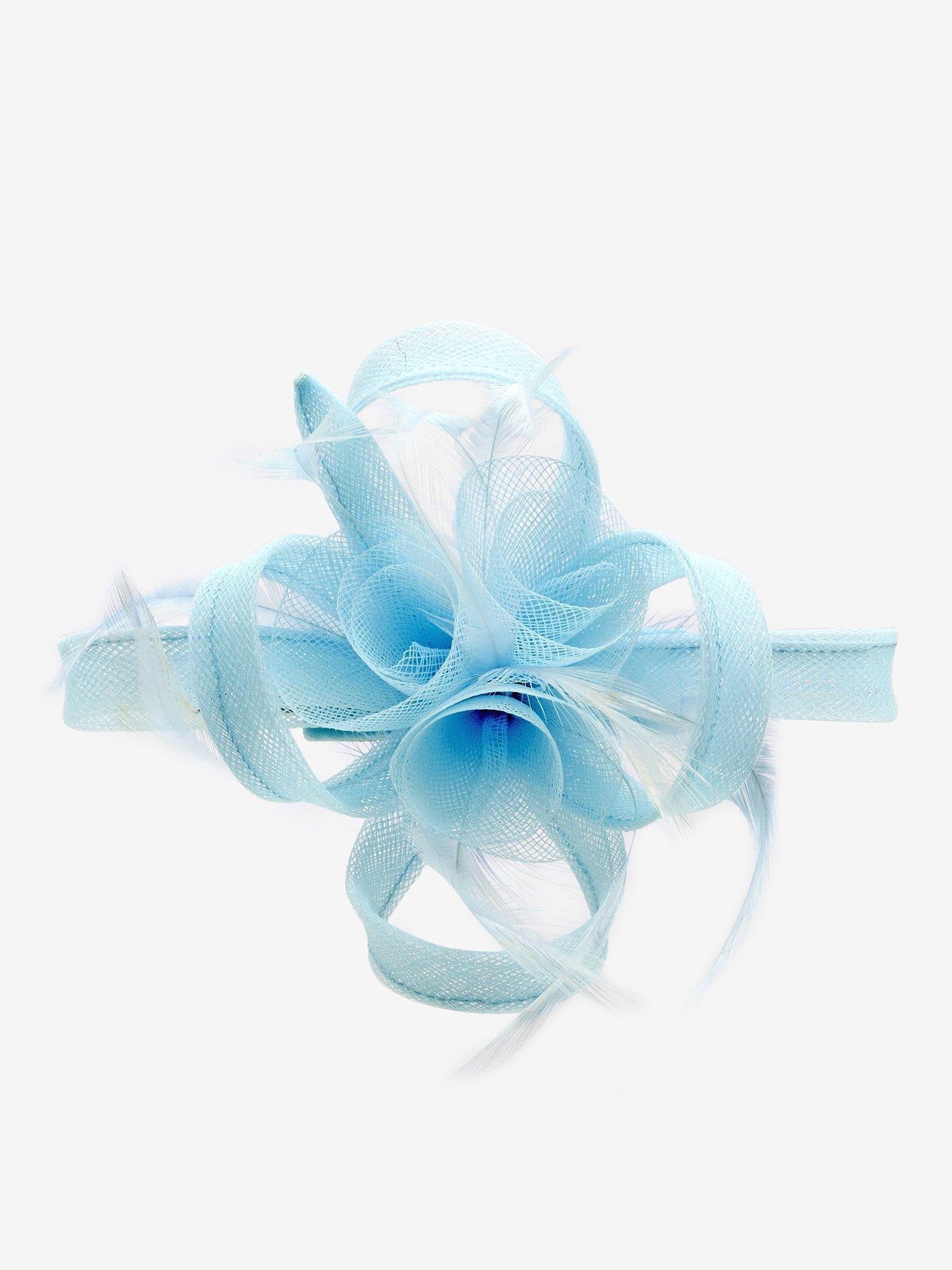 Jon Richard Small Sky Blue Clip Fascinator
