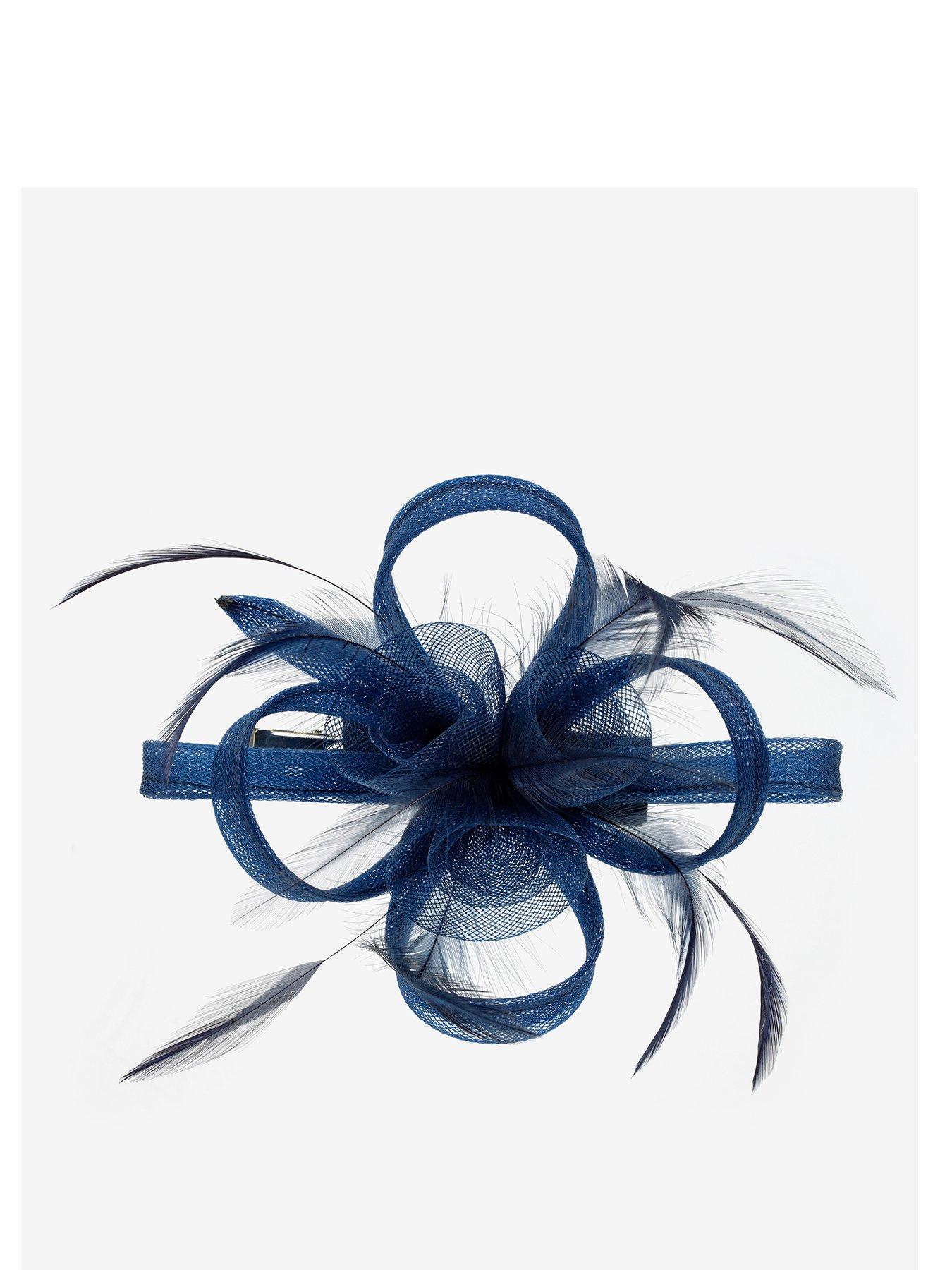 Jon Richard Navy Small Clip Fascinator