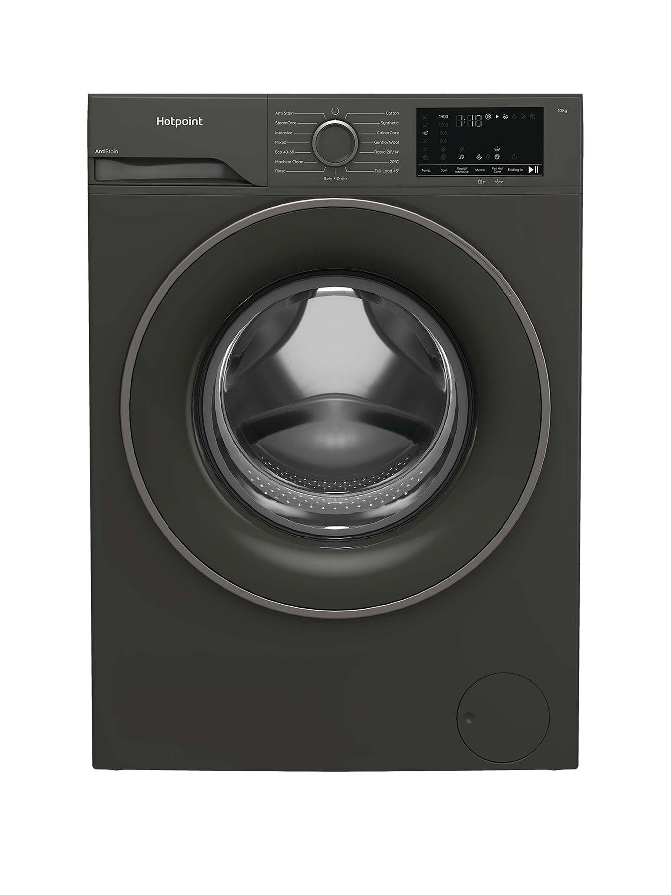 Hotpoint AntiStain H101GANTISTAINUK 10kg Washing Machine with Steam - Graphite