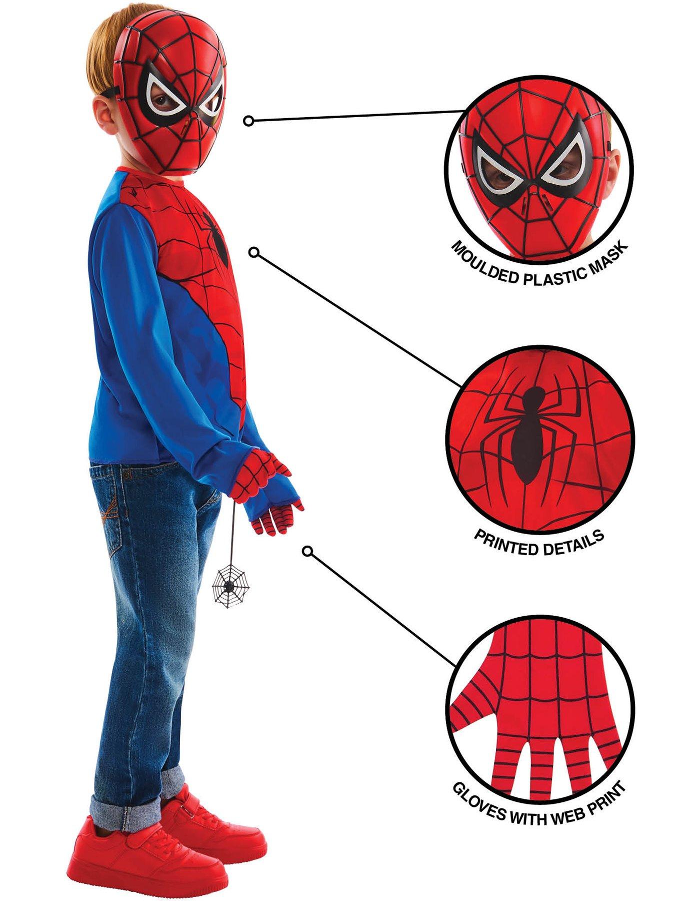  image of spiderman-dress-up-gift-set