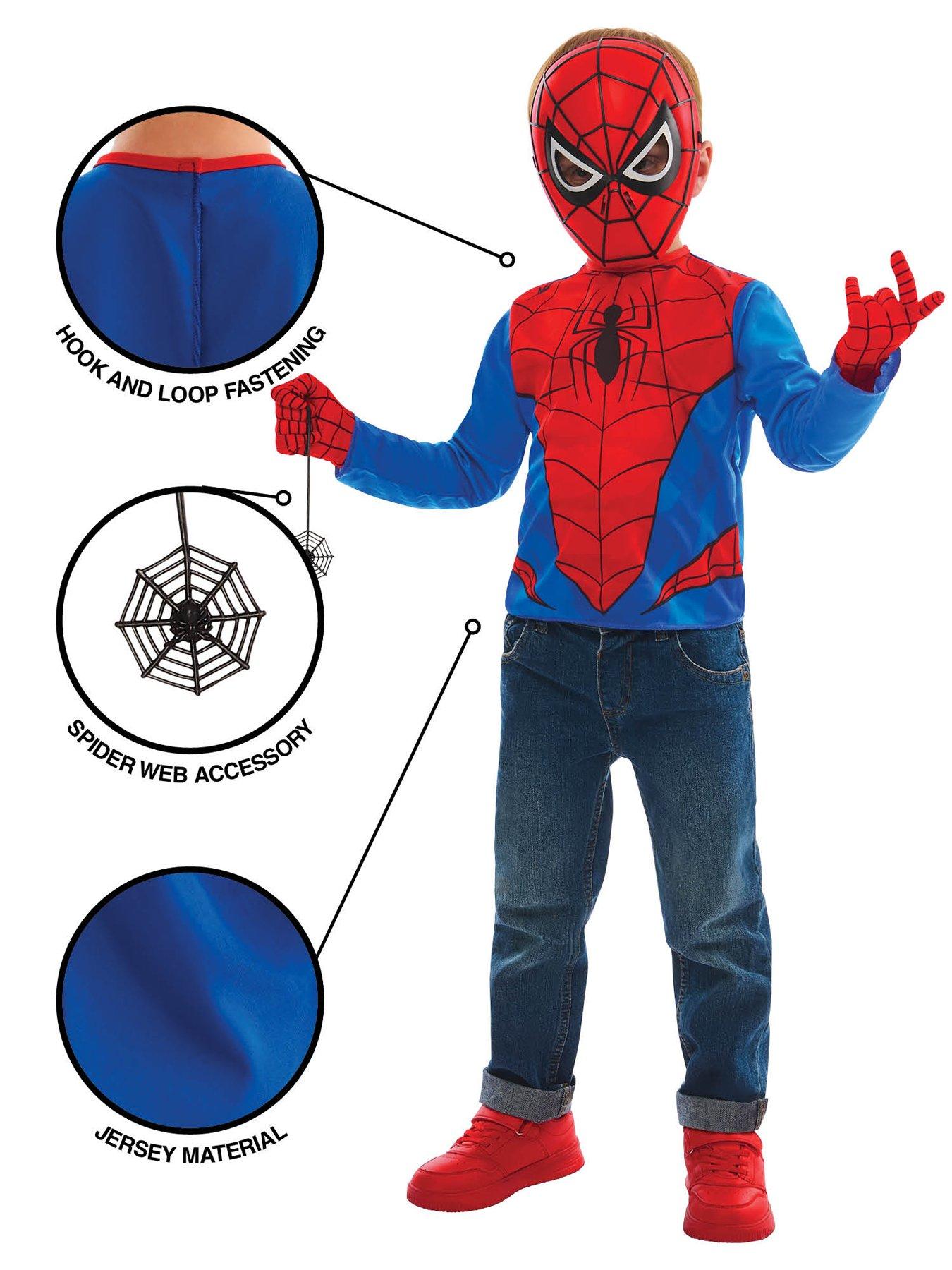  image of spiderman-dress-up-gift-set