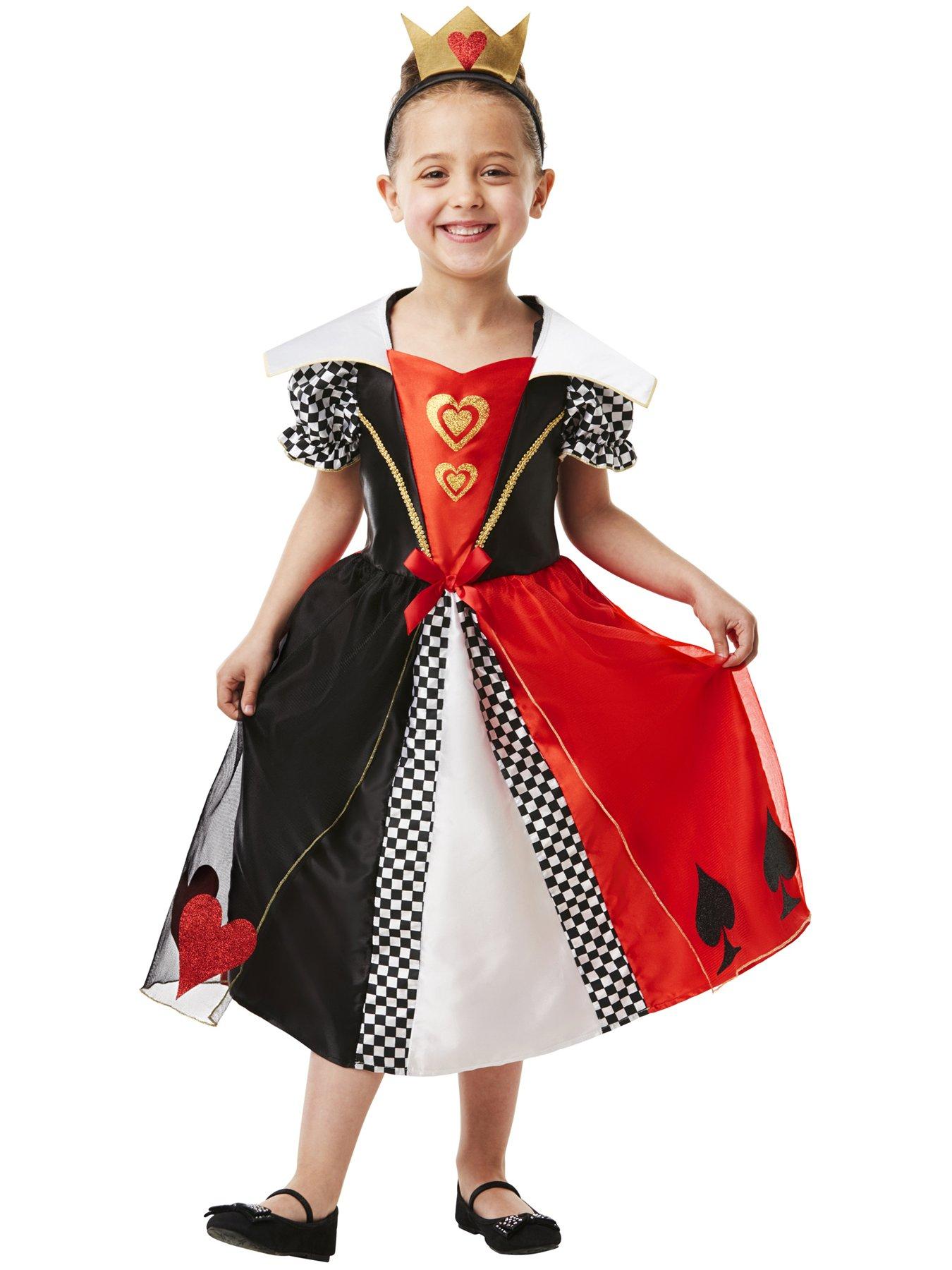 front image of red-queen-child-costume