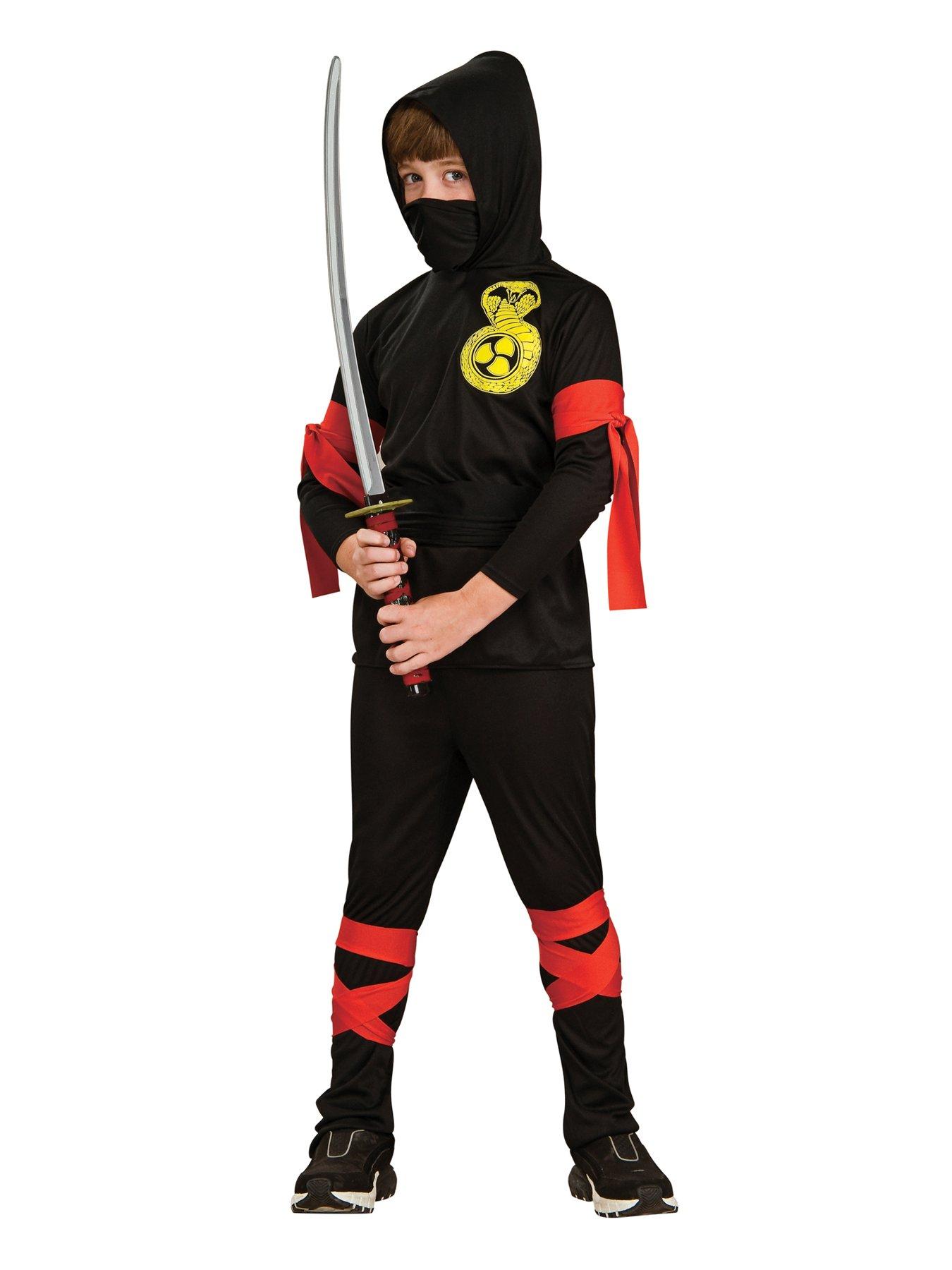 back image of ninja-child-costume