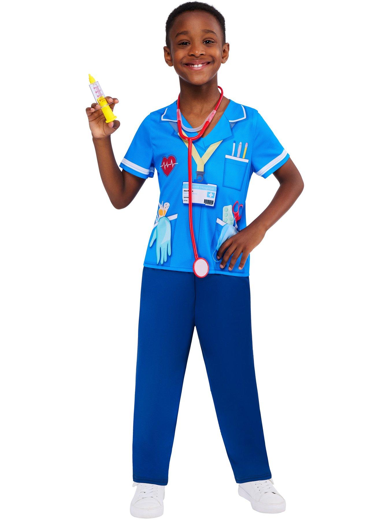 Image 1 of 7 of Modern Nurse Child Costume
