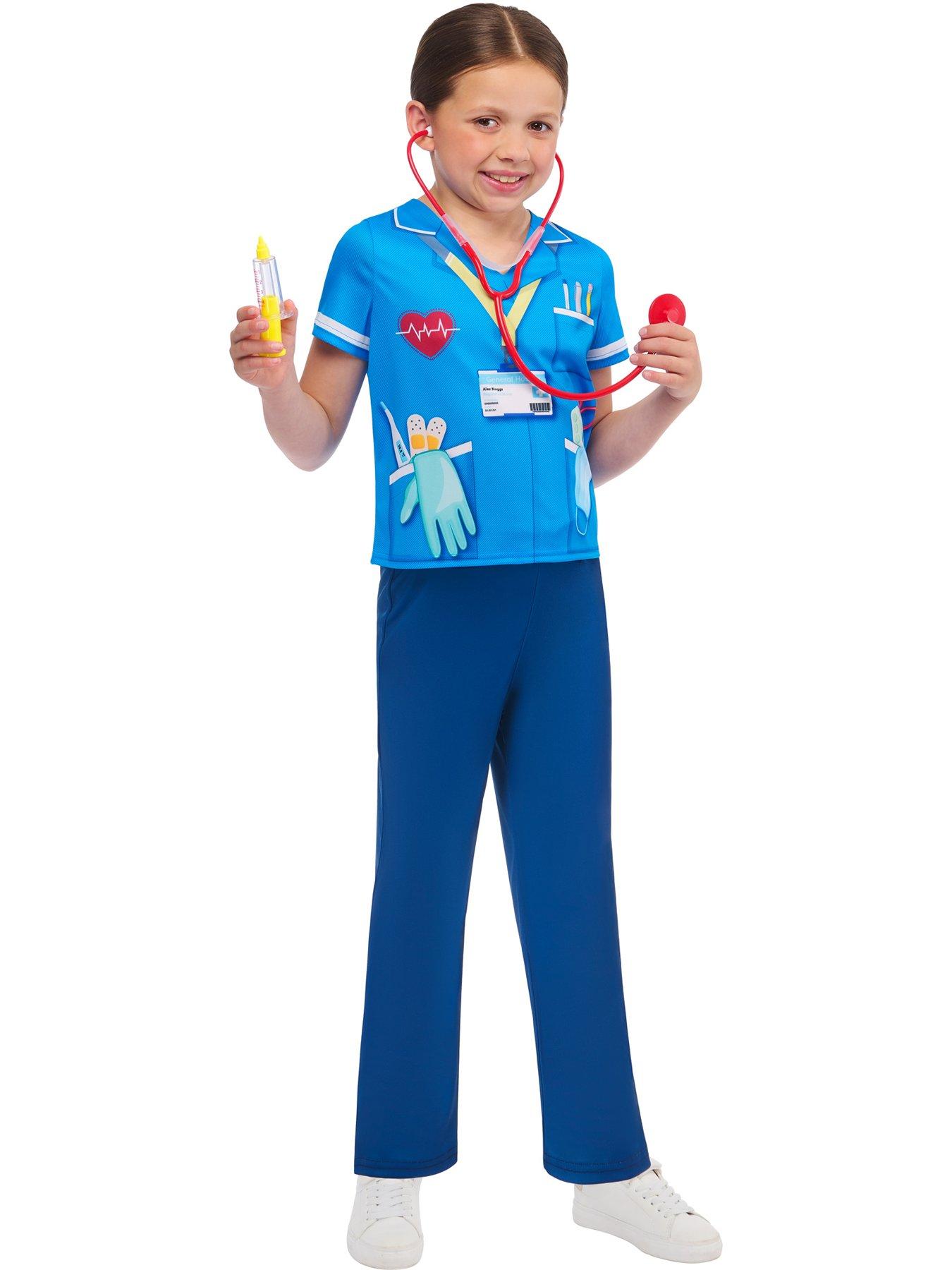 Image 4 of 7 of Modern Nurse Child Costume