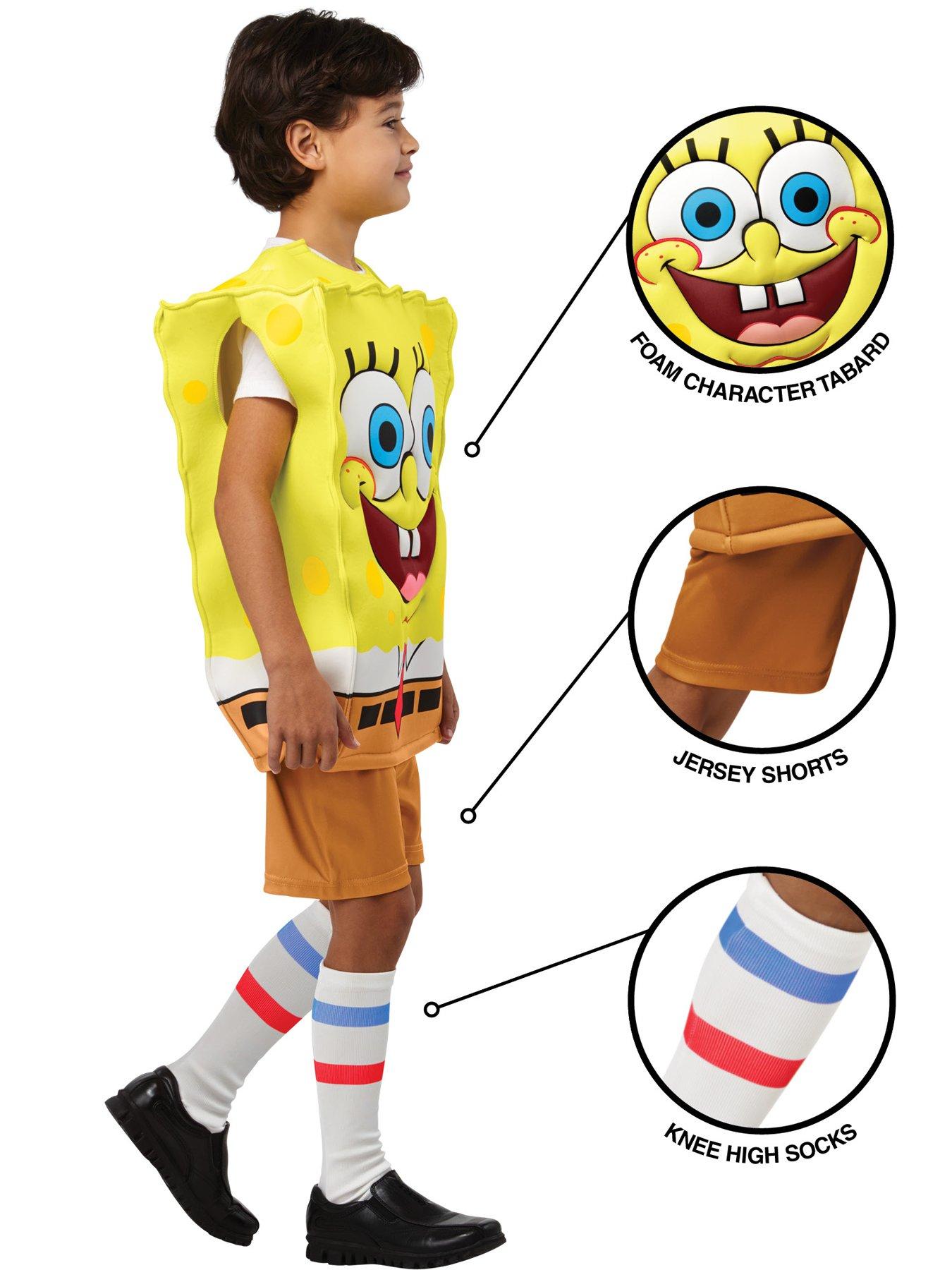 Image 4 of 6 of Spongebob Squarepants Spongebob Child Costume